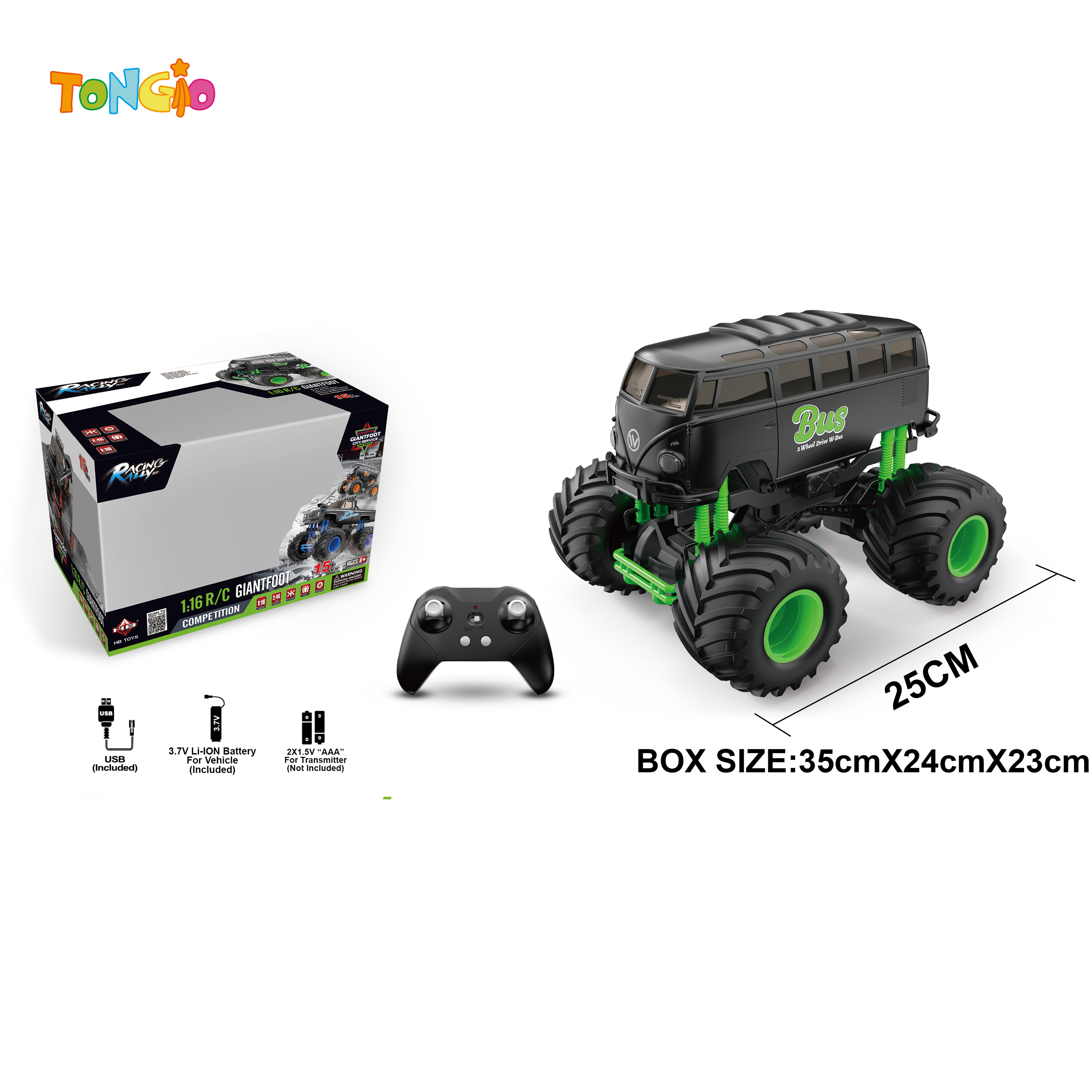 1:16 Oversized wheel racing monster truck TT14933