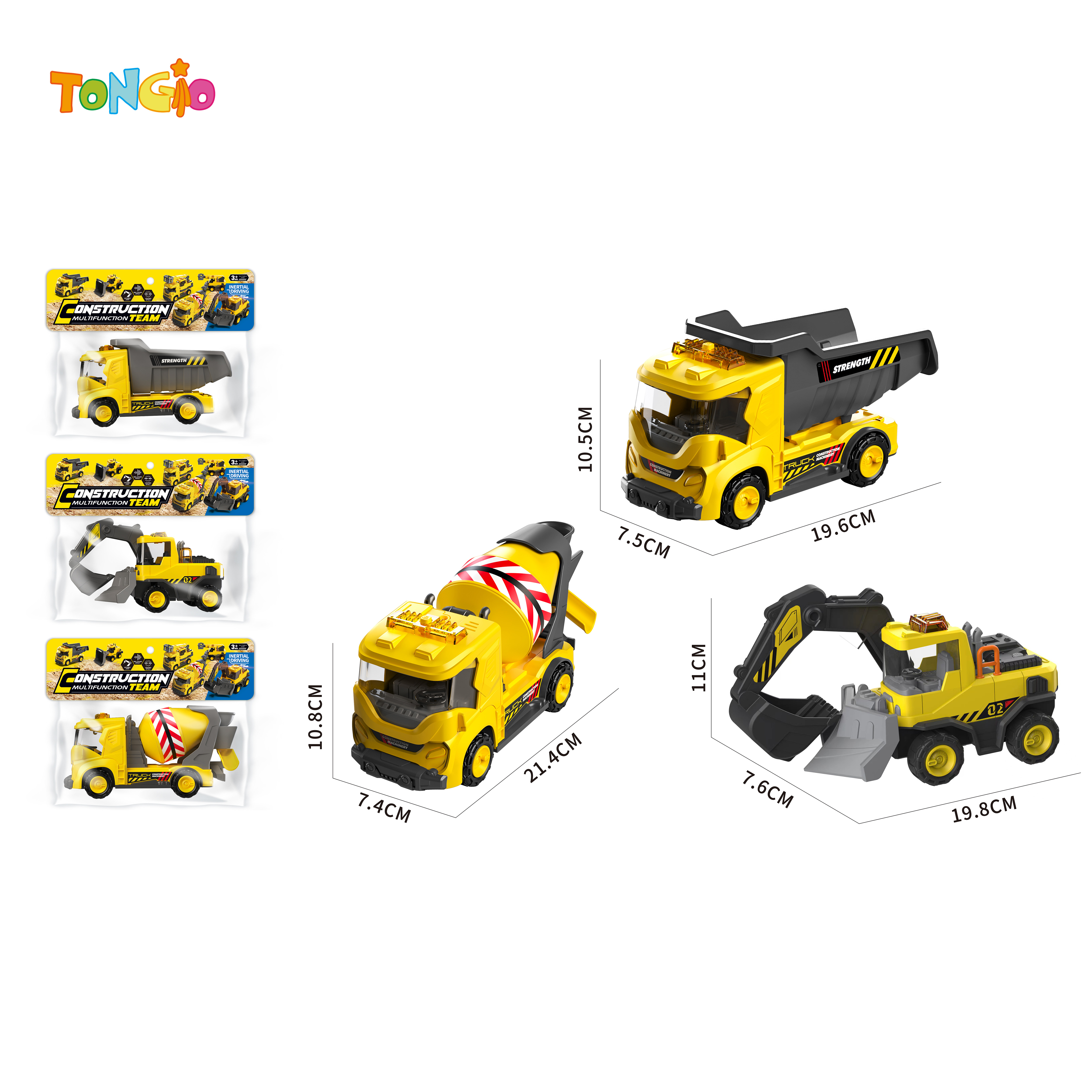 Engineering Inertia Car with Light & Sound TT17832