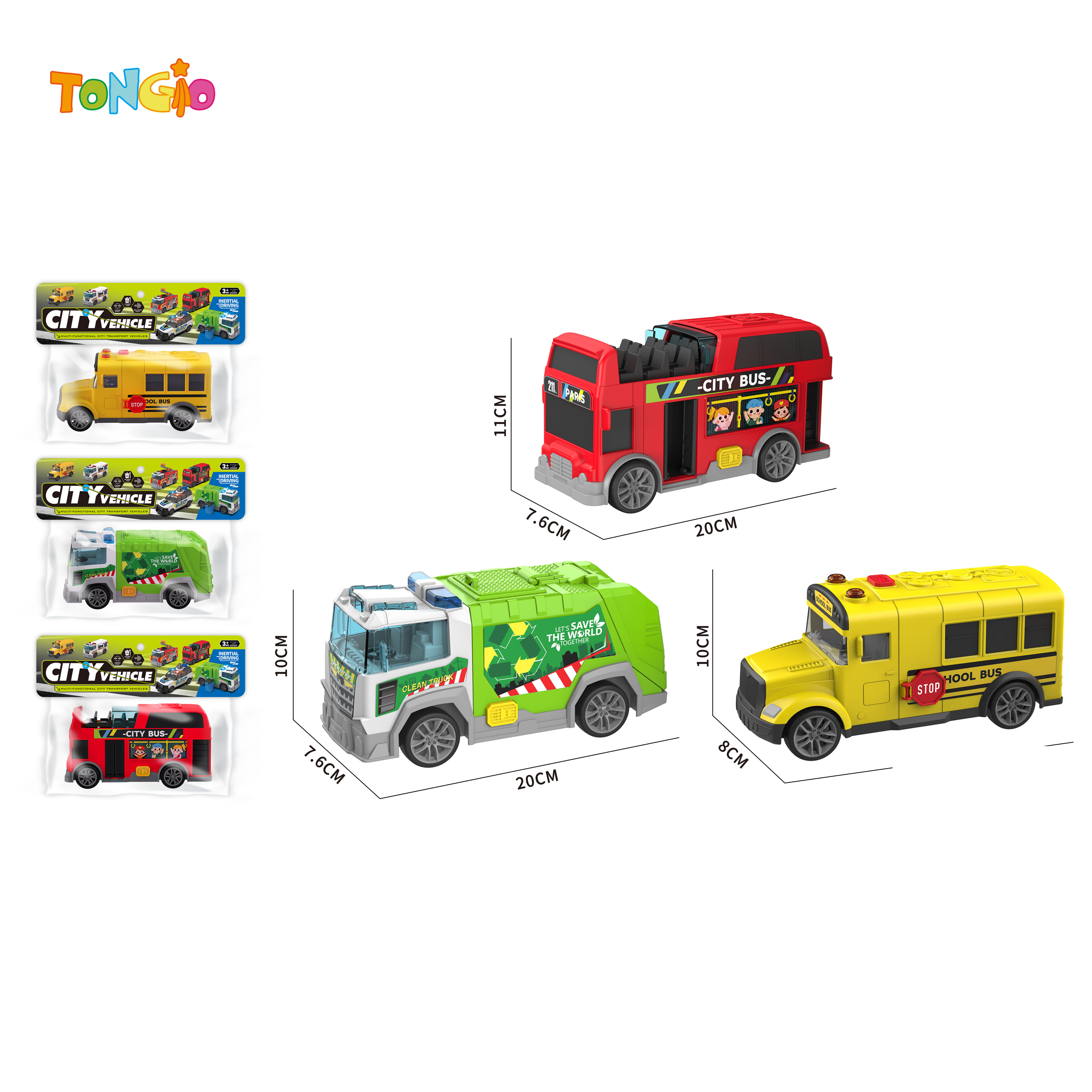 Inertia Car with Light & Sound TT17837