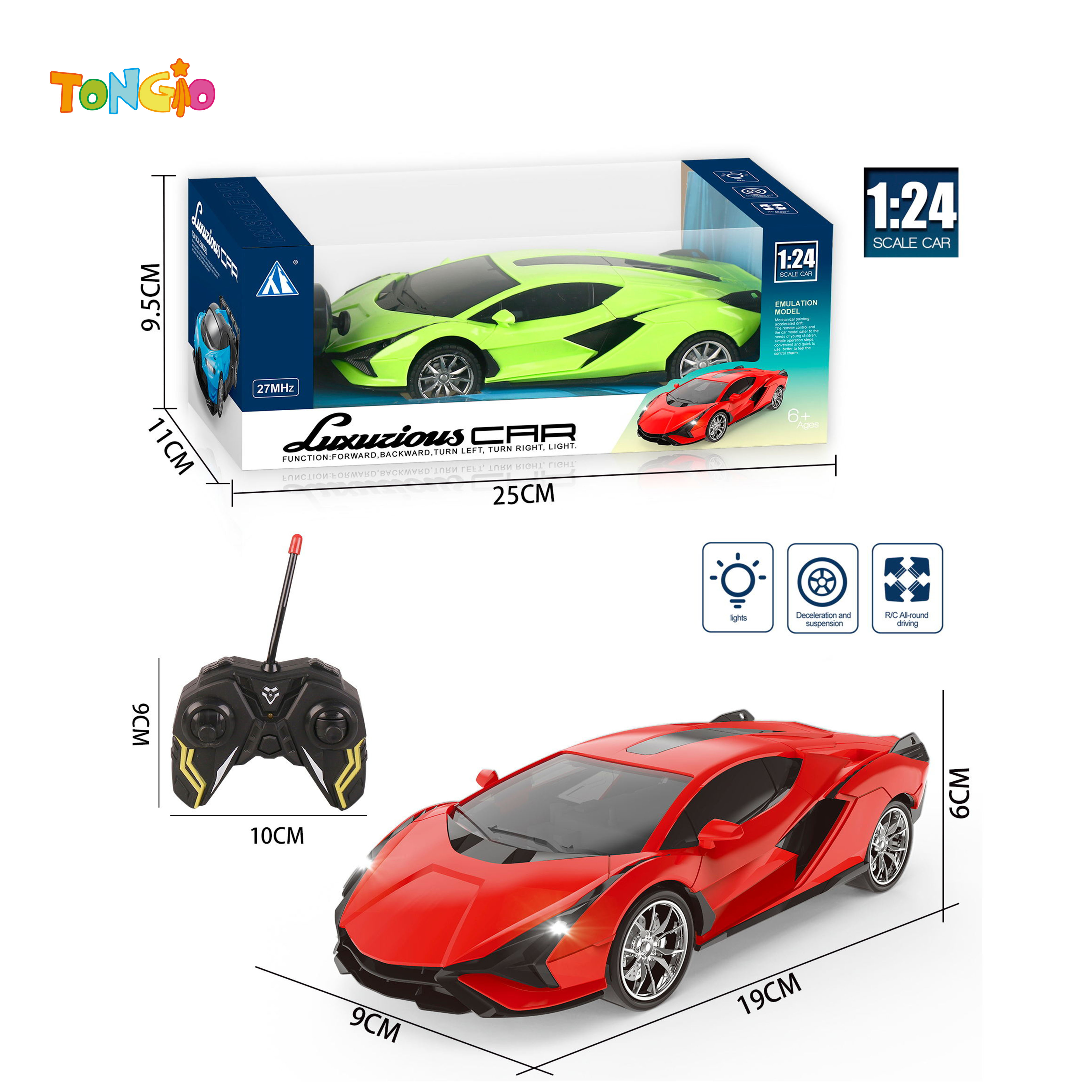 1:24 Remote control car TT17846