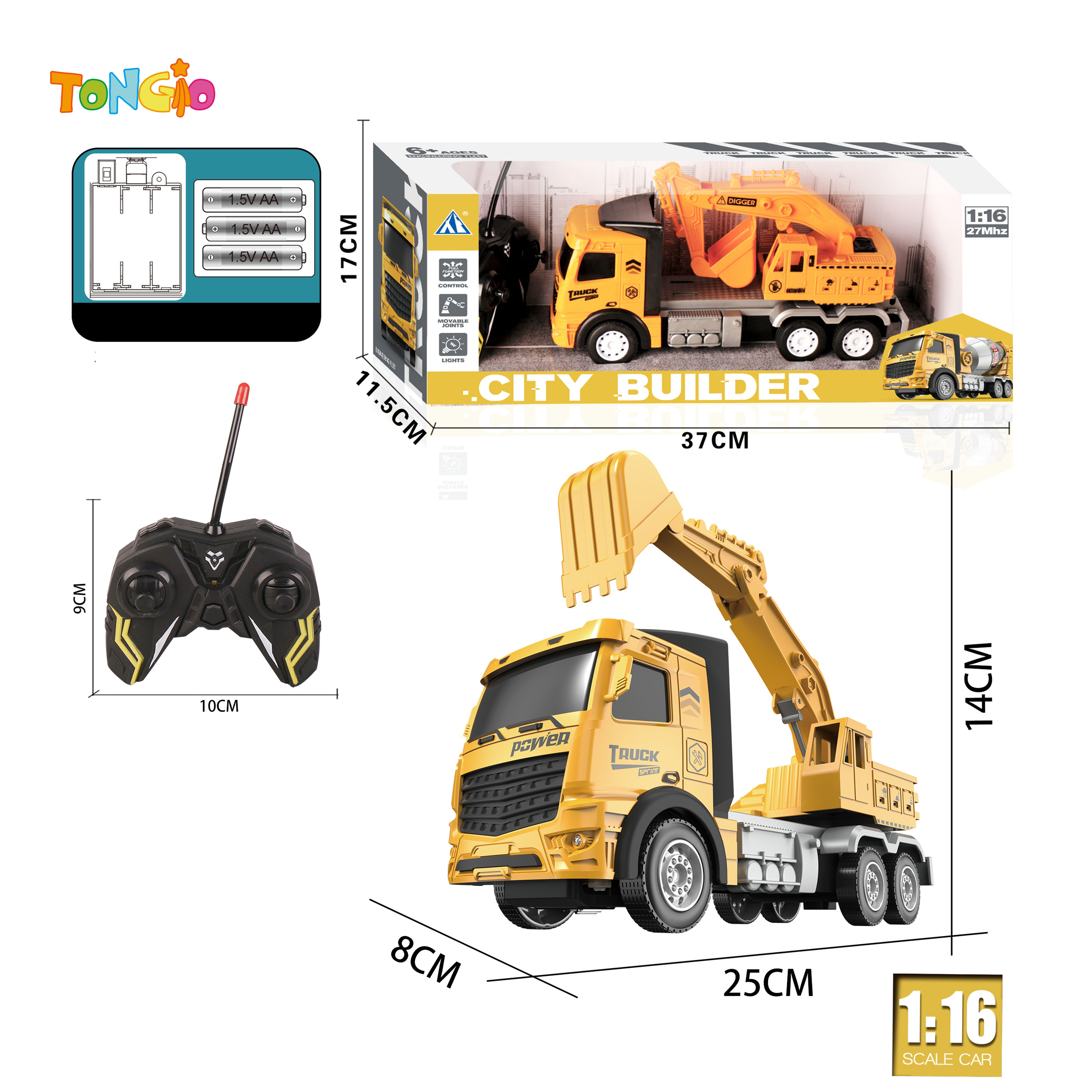 1:16 Remote control car TT17862