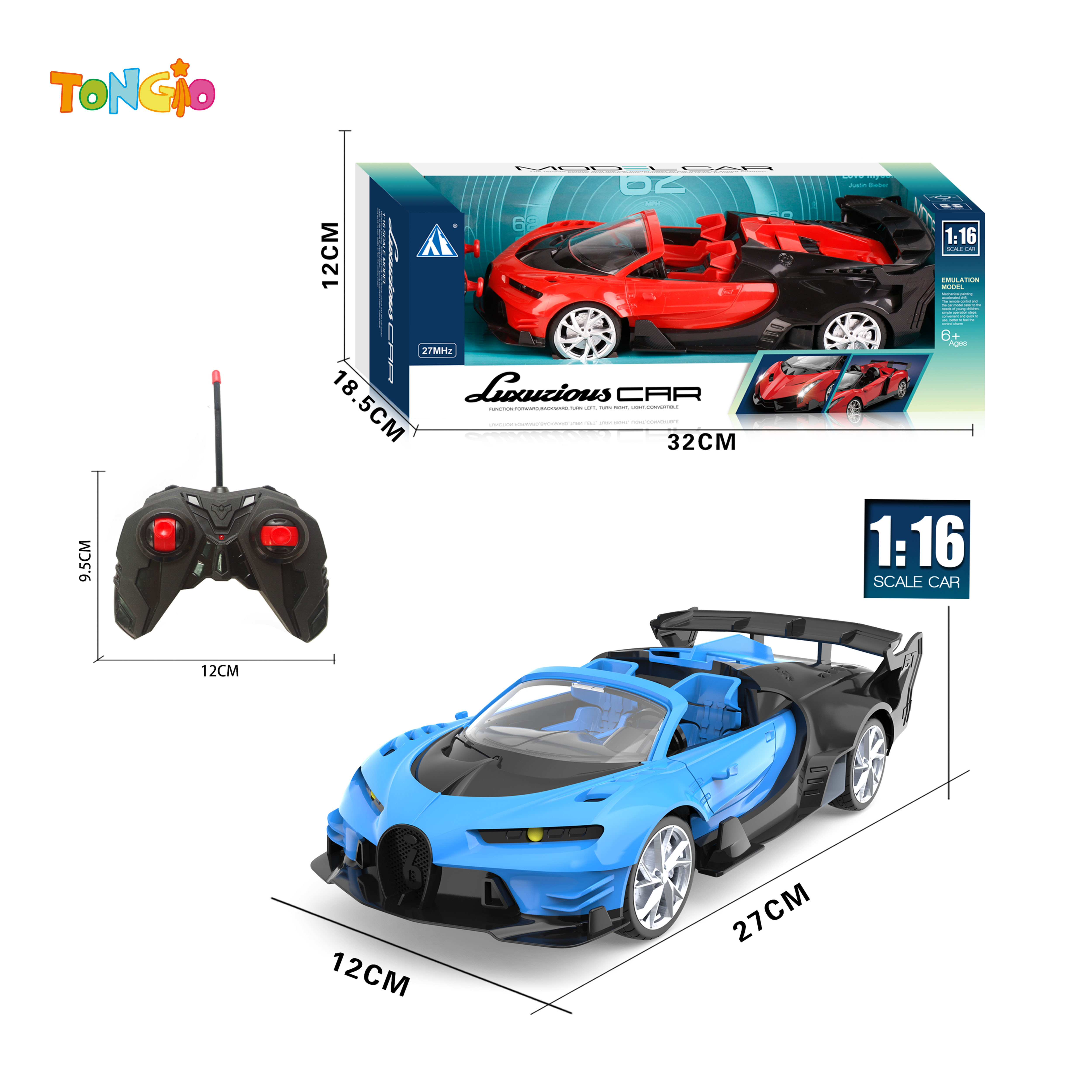 1:16 Remote control car TT17877