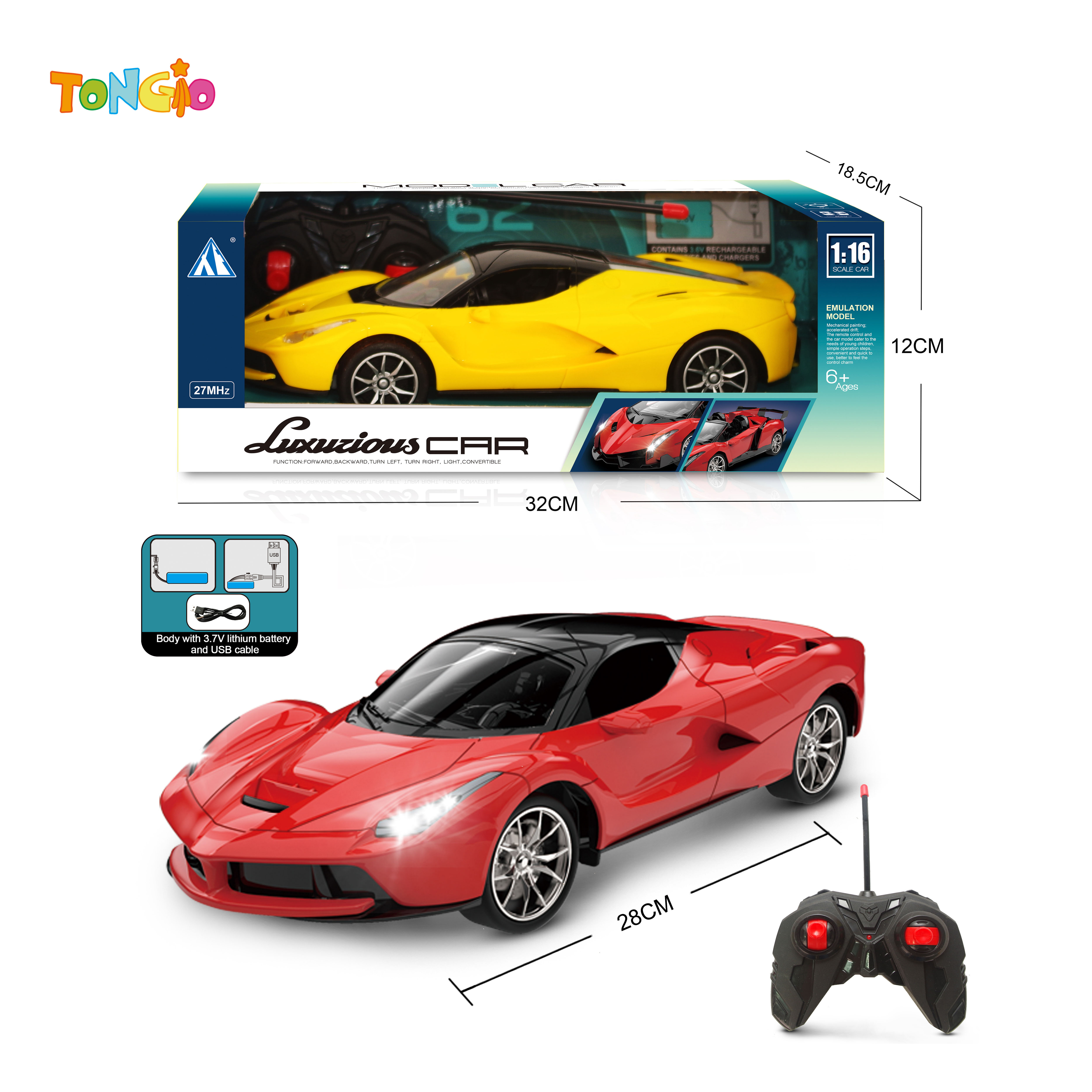 1:16 Remote control car TT17885