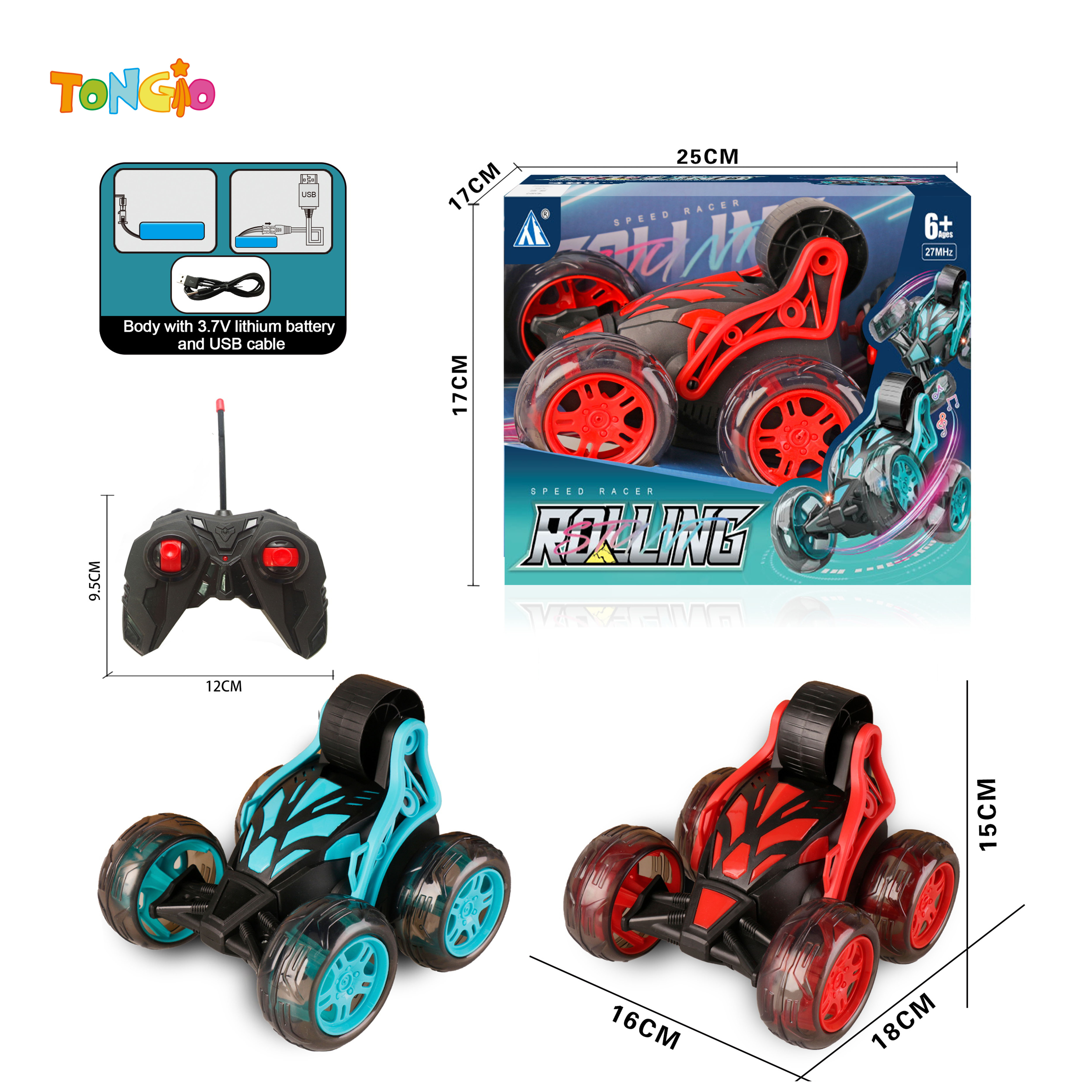 1:18 Remote control car TT17938