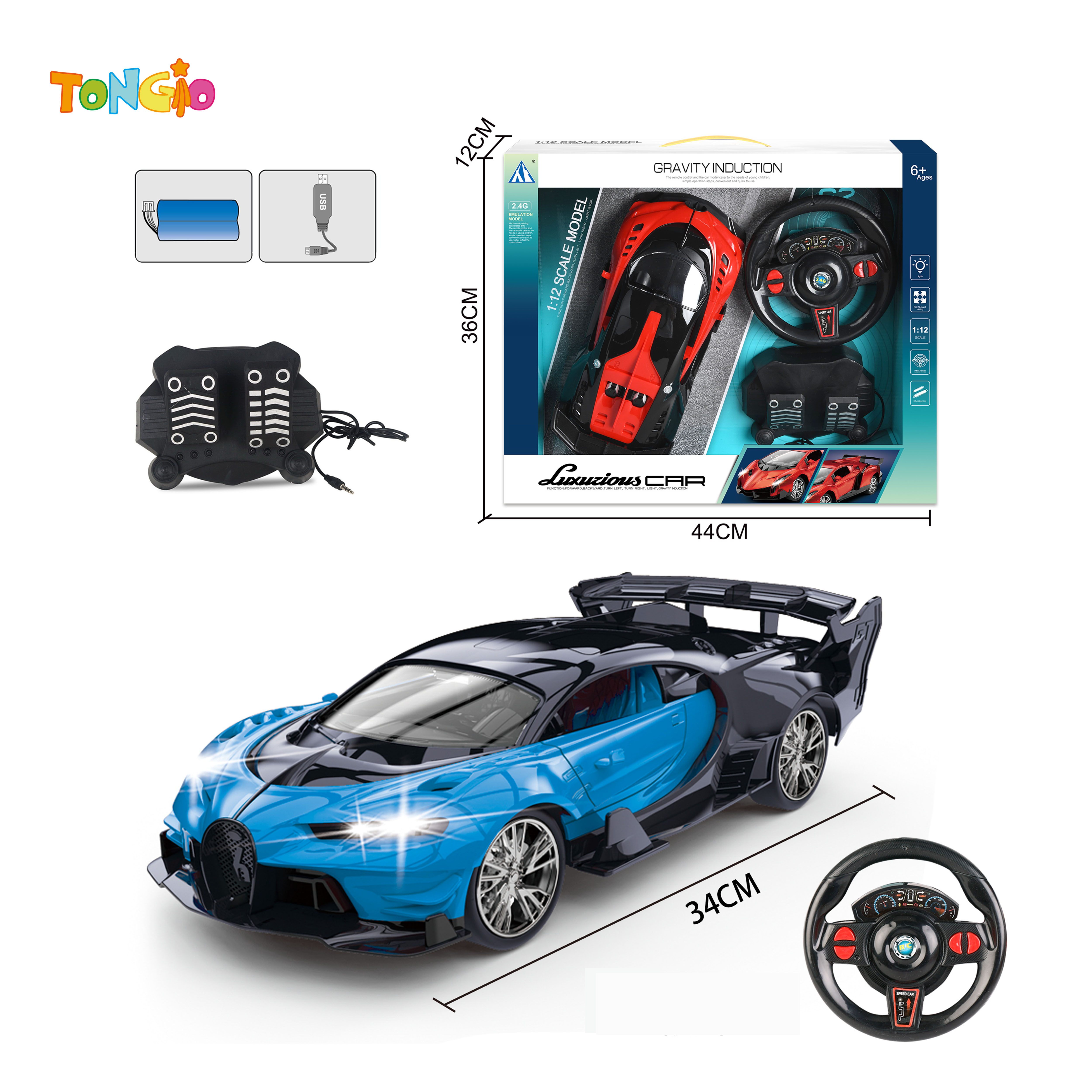 1:12 Remote control car TT17937