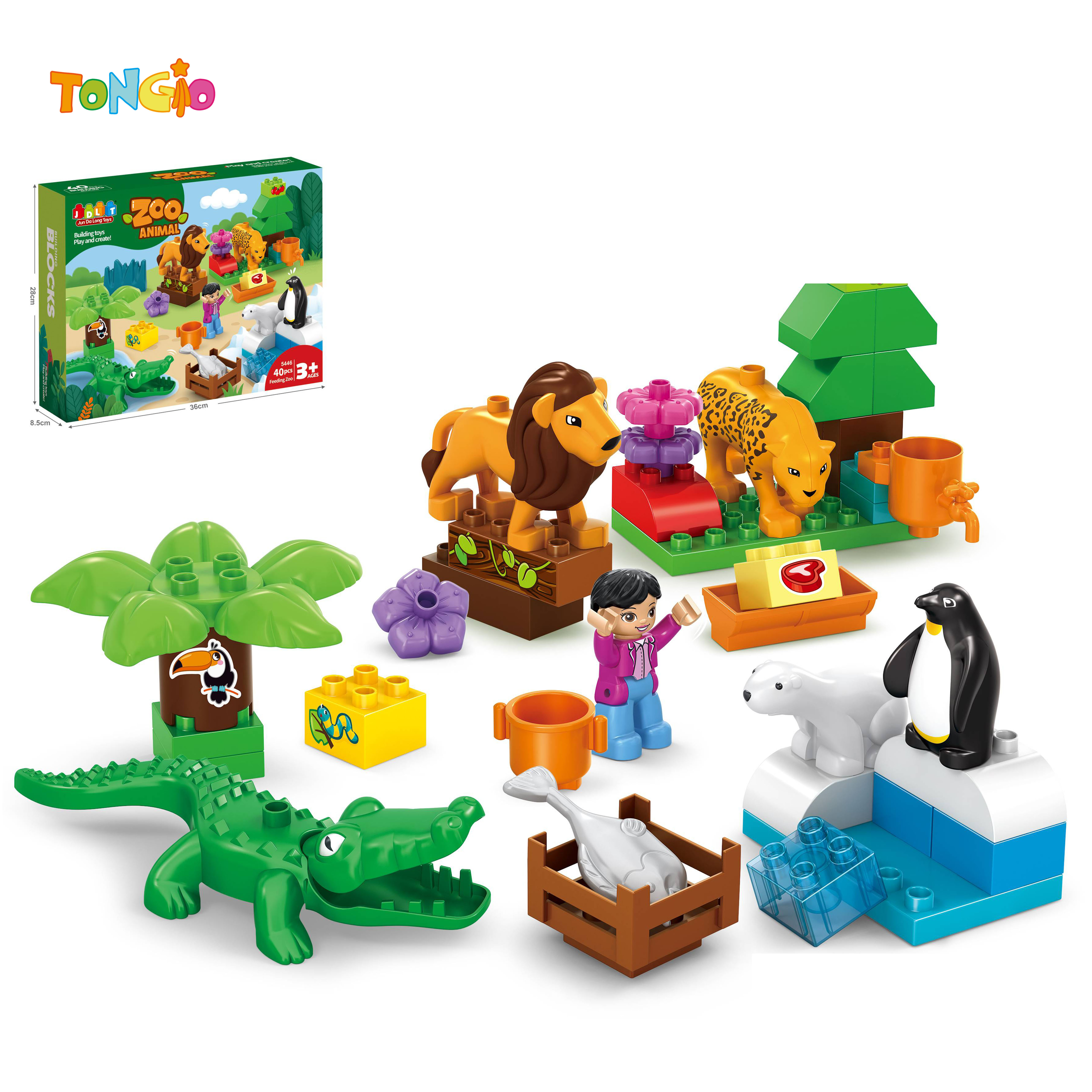 Funny Zoo building blocks TT18989