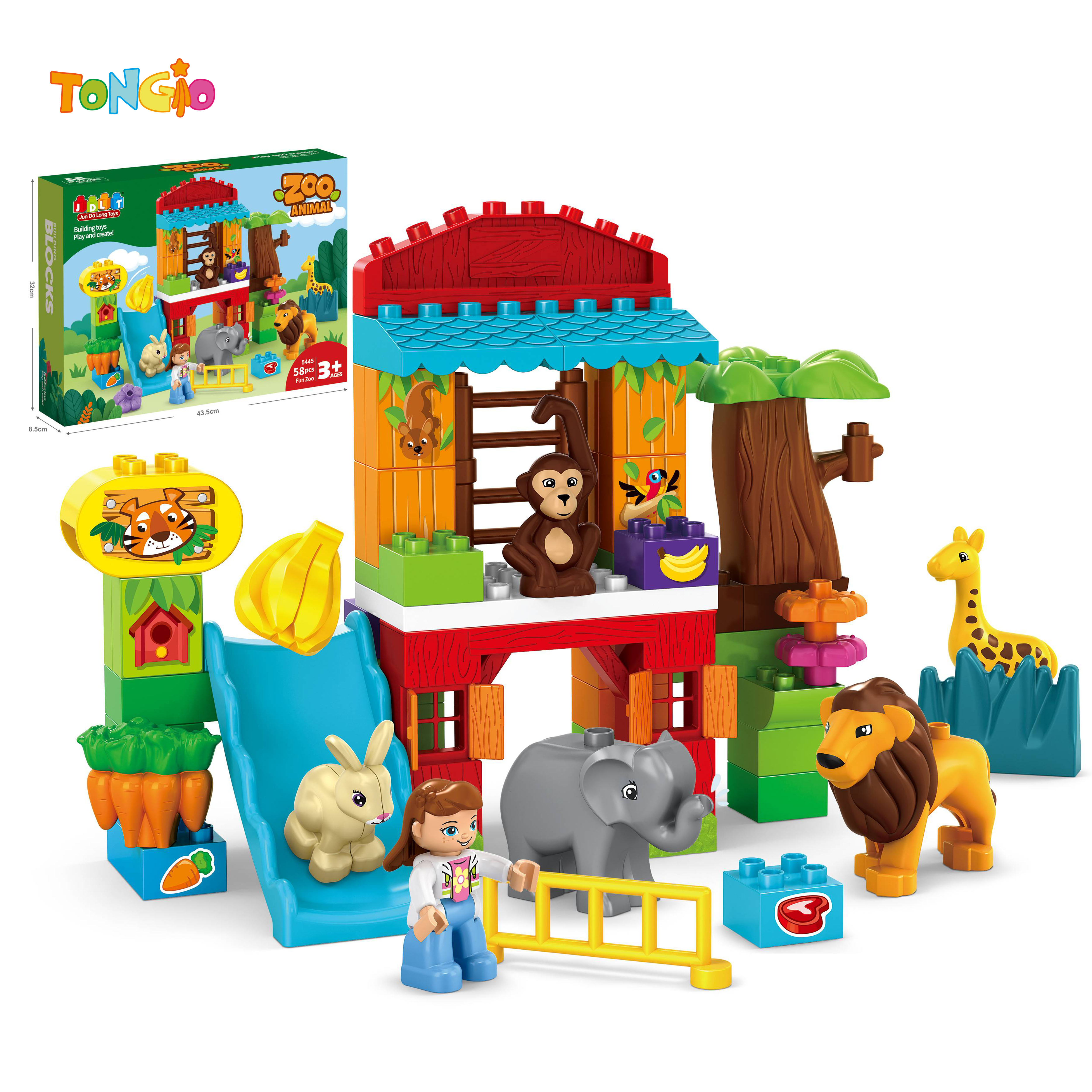 Funny Zoo building blocks TT18990