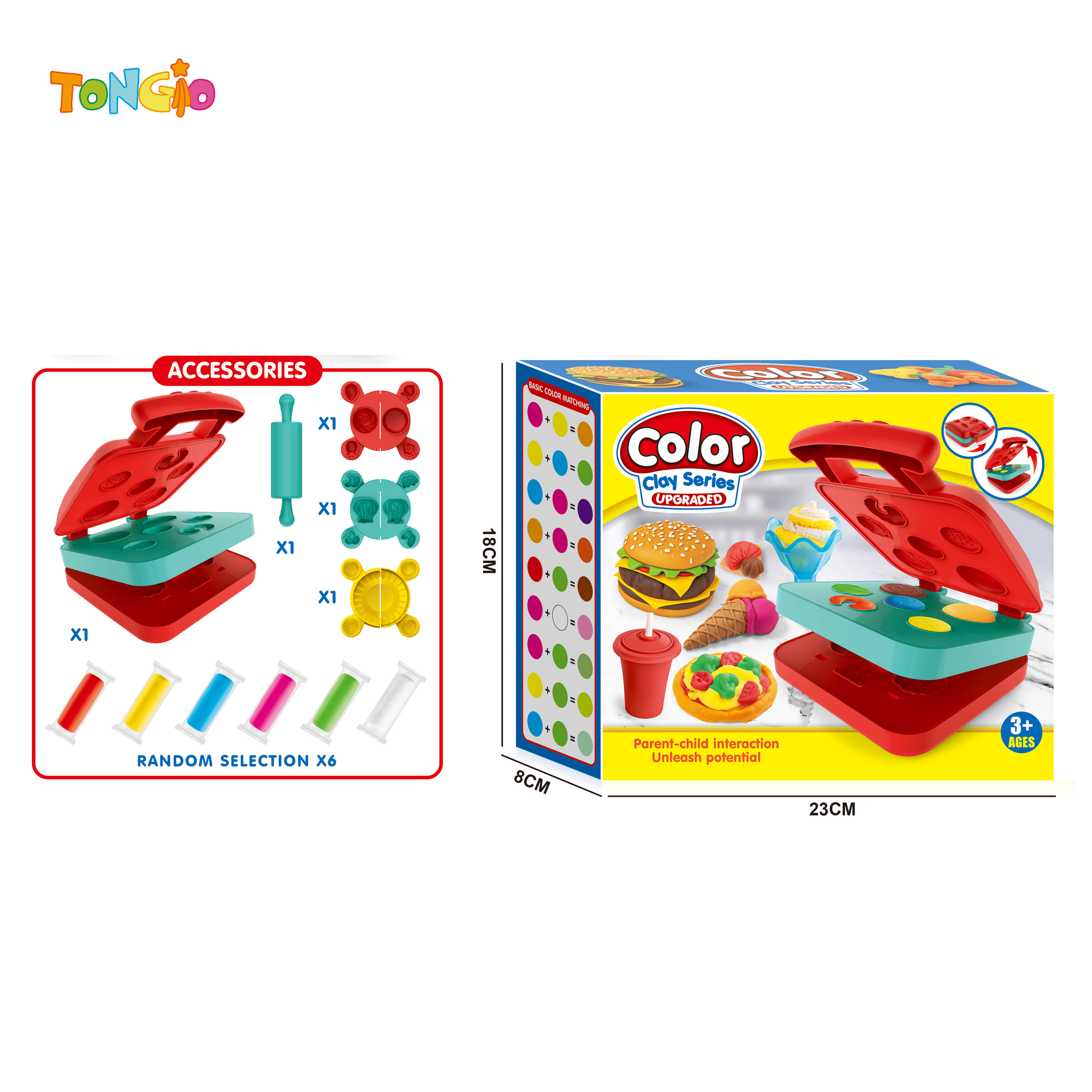 Hamburger Machine Modeling Clay DIY Set TT19352