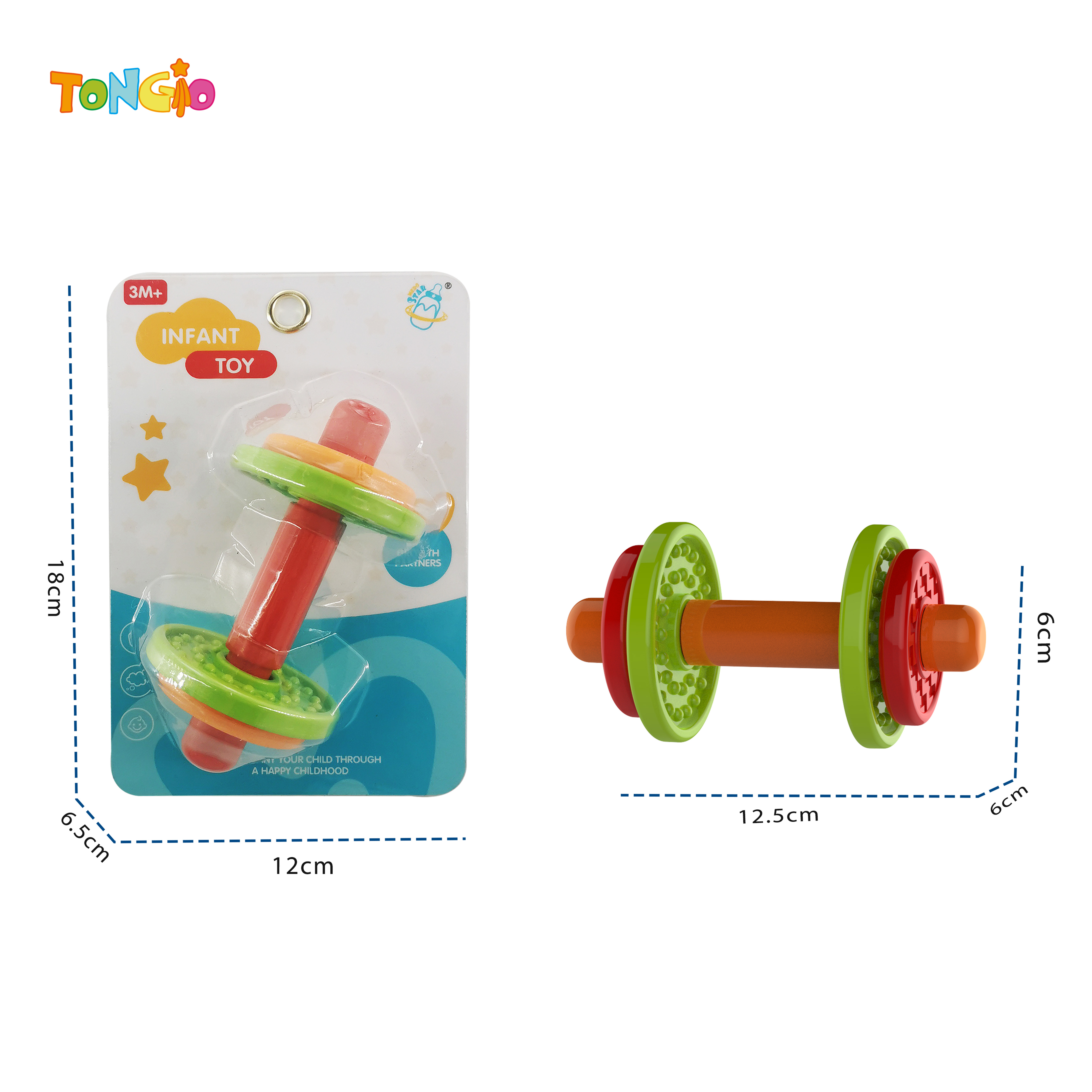 Infant fitness equipment hand rattle TT19400