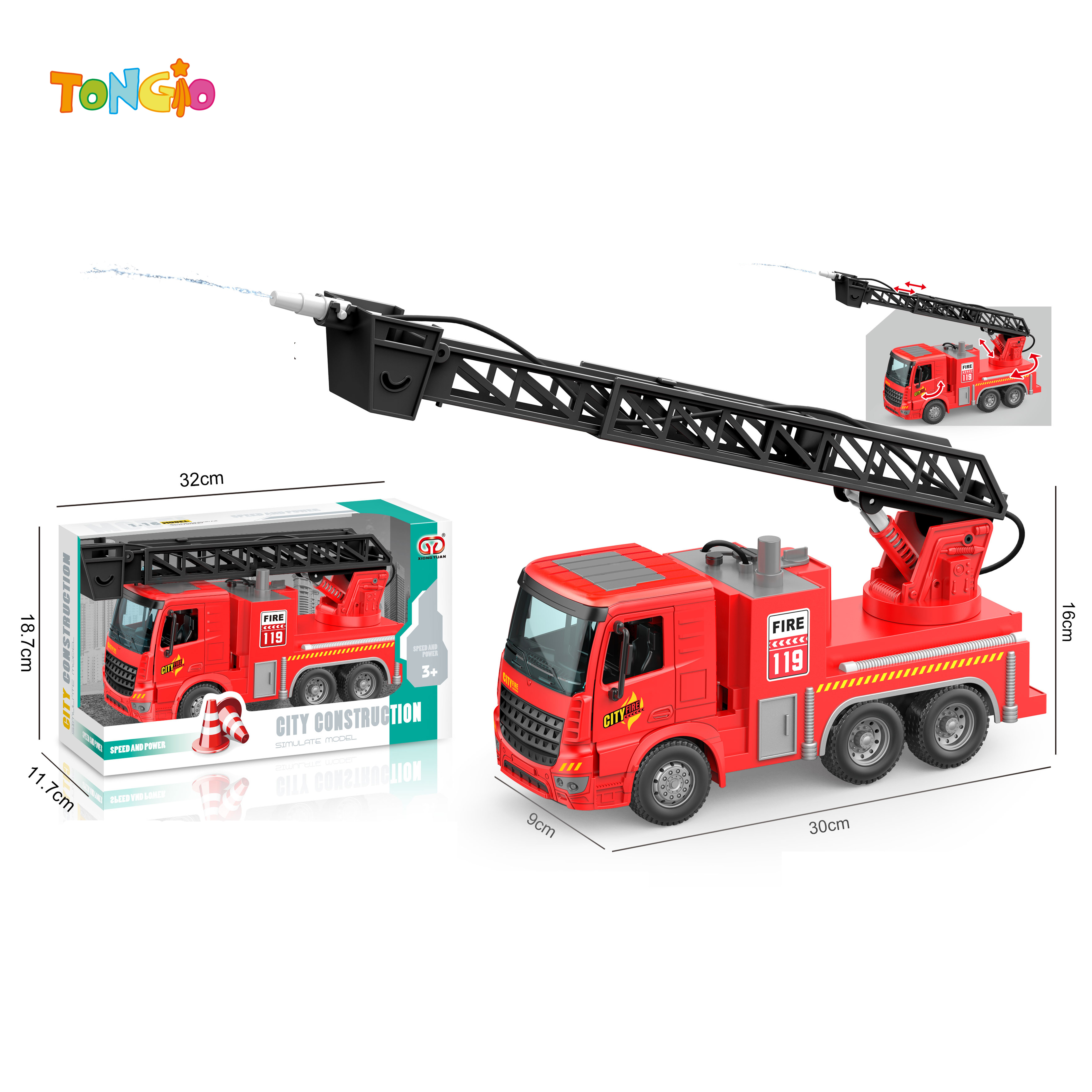 Inertia-operated cement truck TT20102