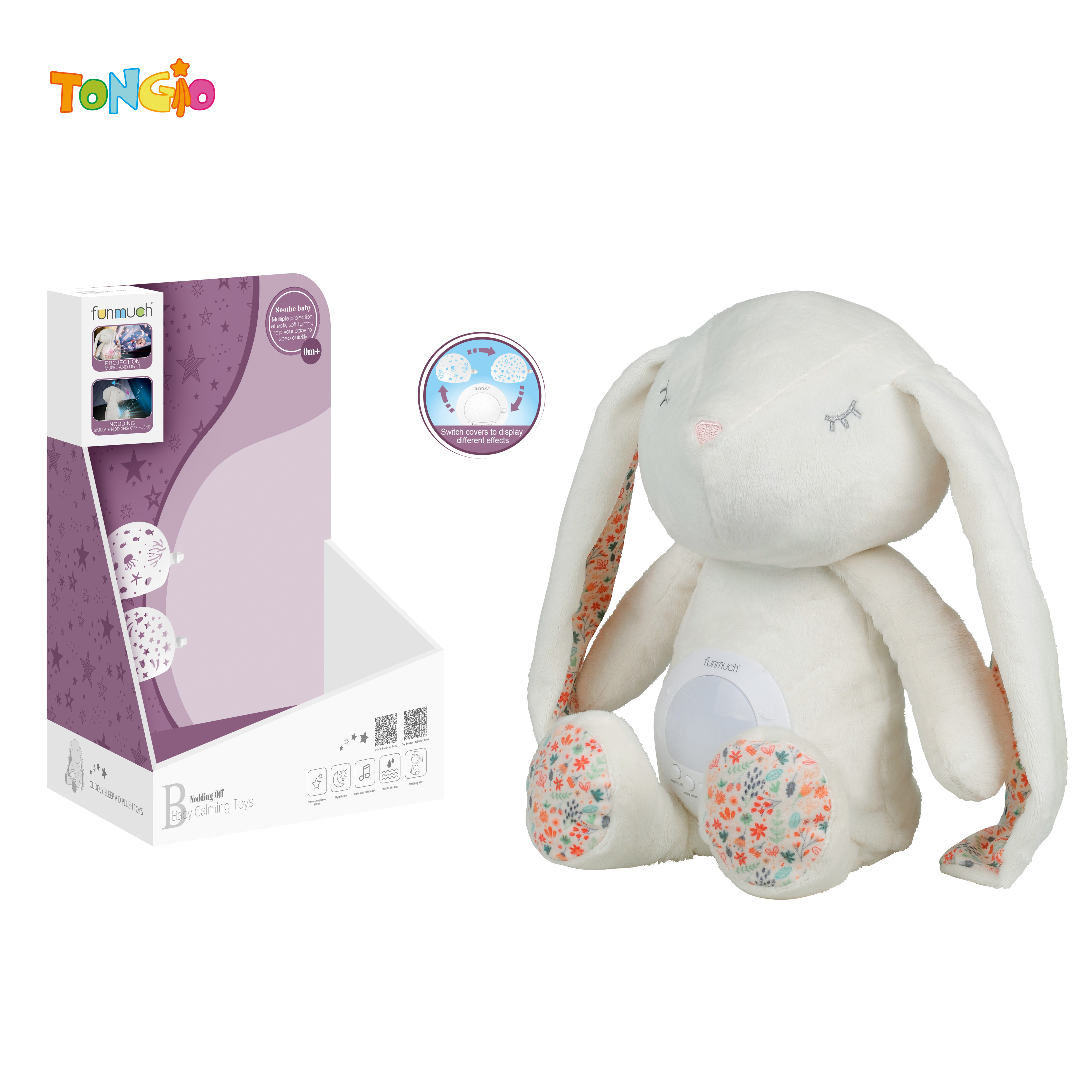 Soothing Night Light & Projection Doll (Rabbit) TT20276