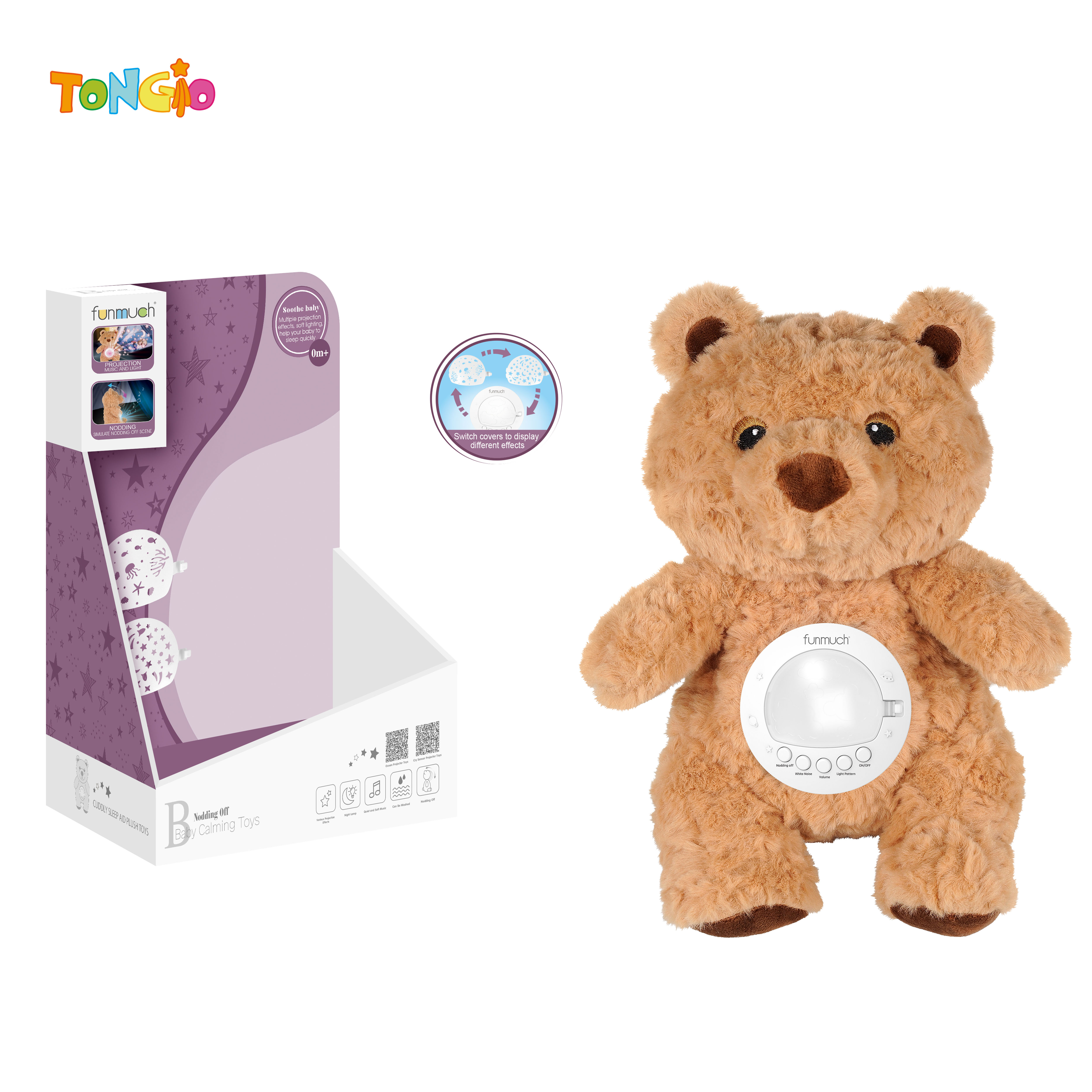 Soothing Night Light & Projection Doll (Bear) TT20277