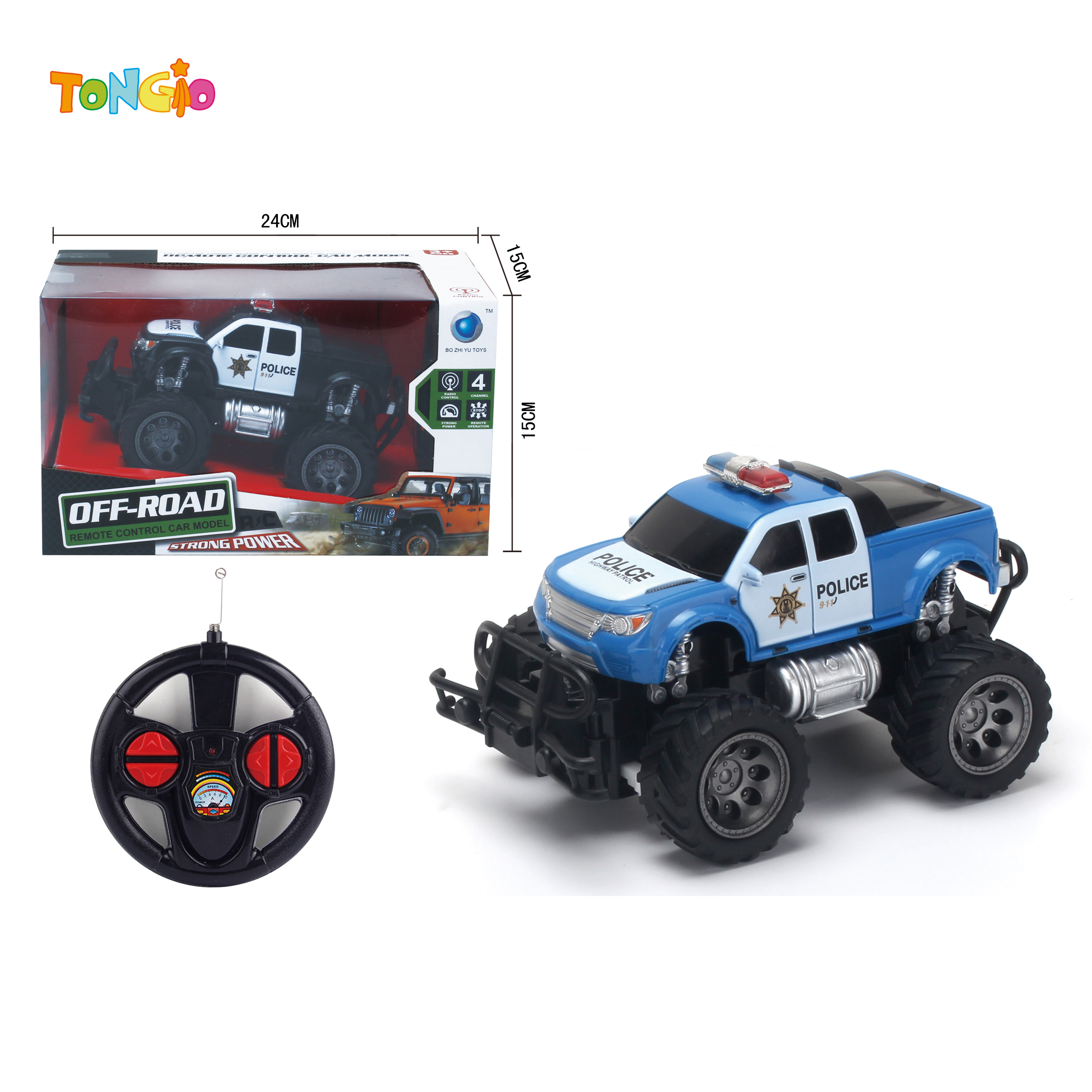 Remote-Controlled Police Pickup Truck TT20531
