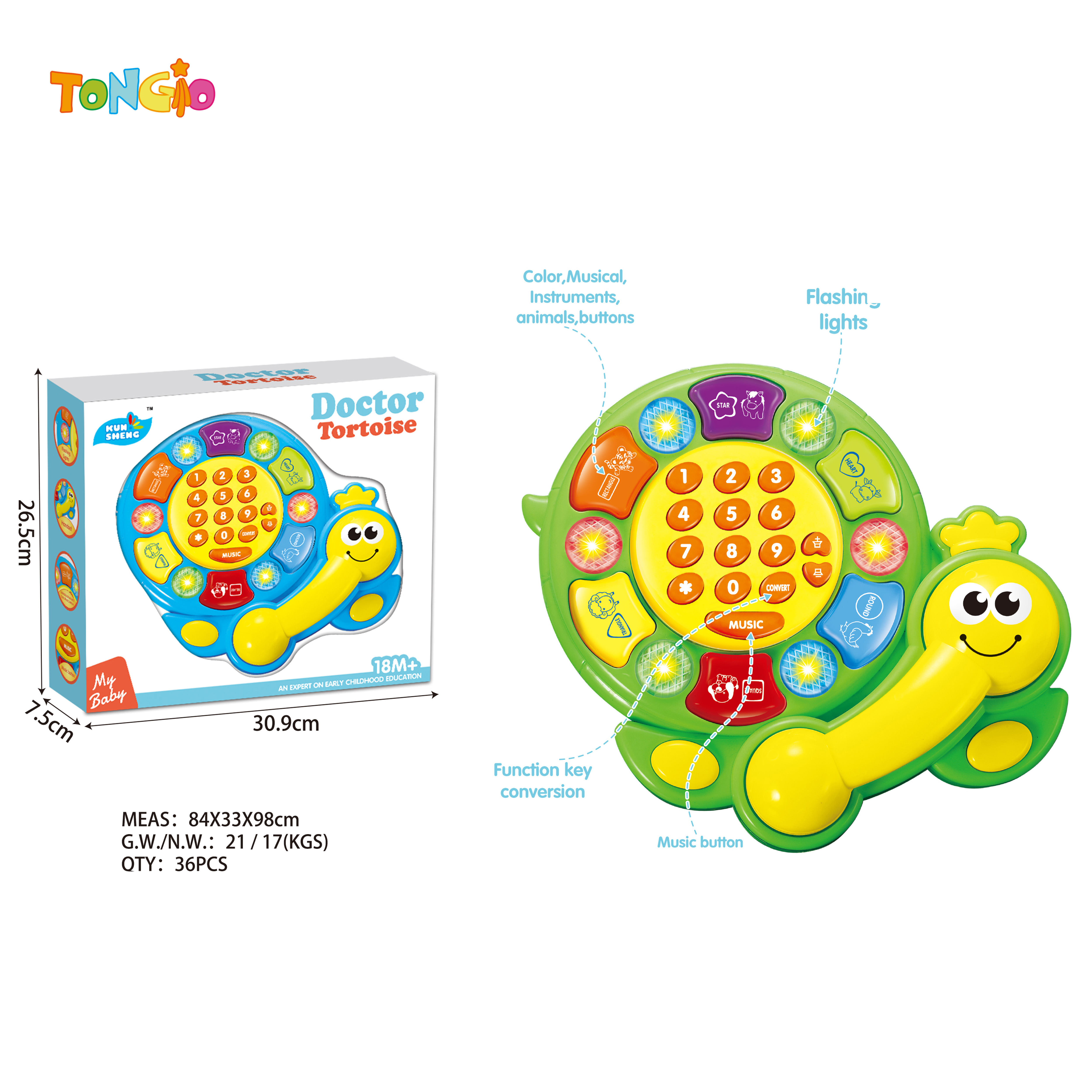 Turtle Doctor Telephone TT20632