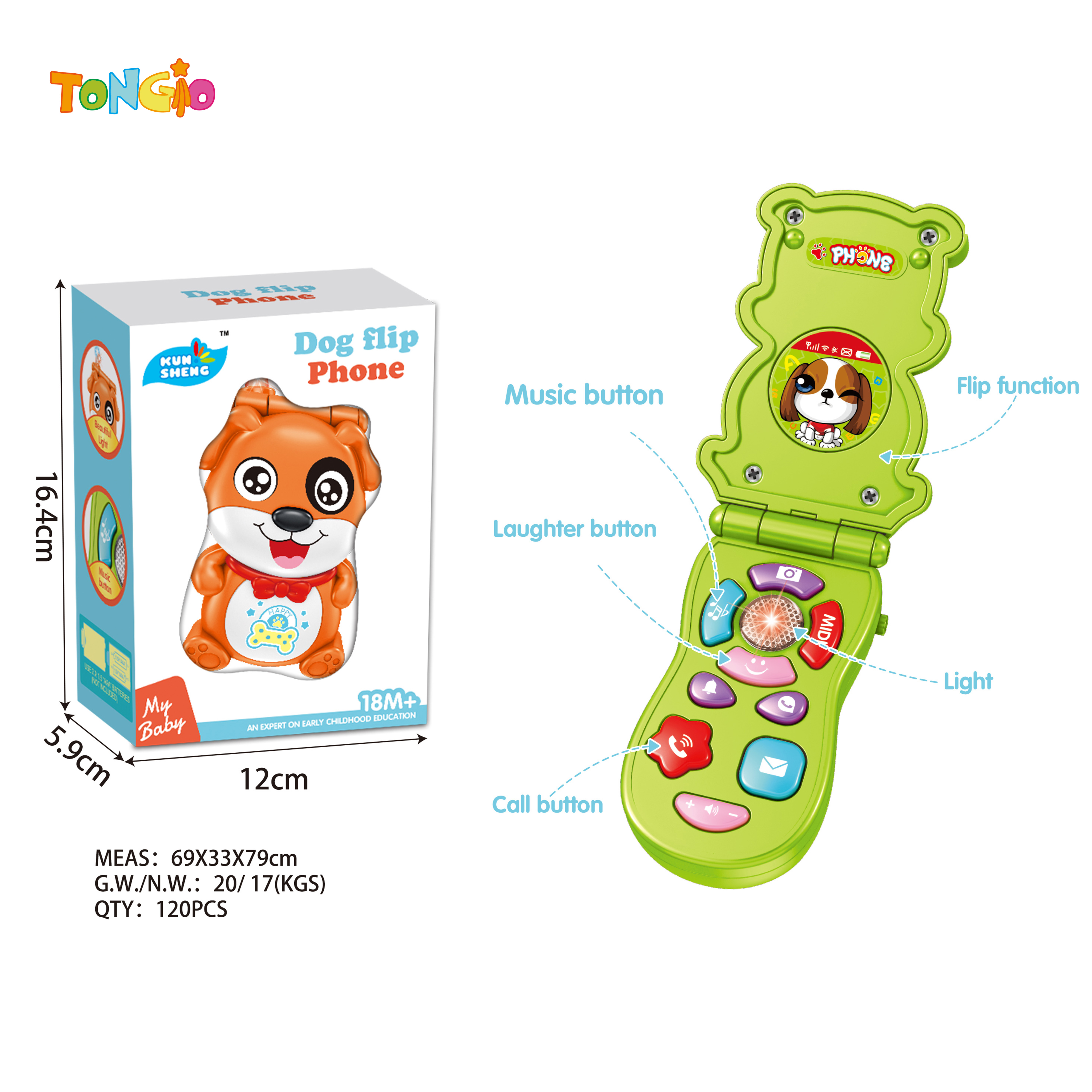 Doggie Flip Phone TT20670