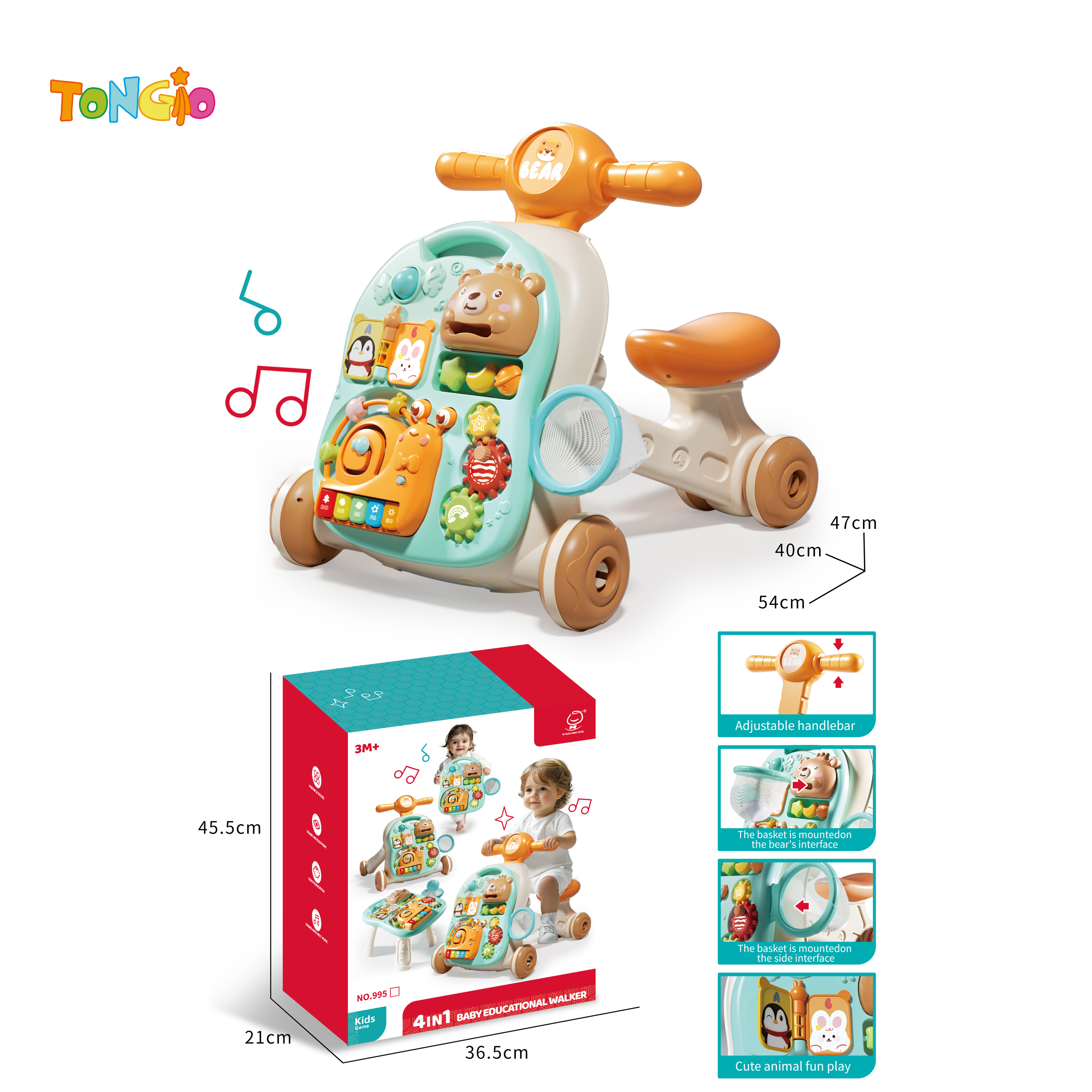 4 in 1 Baby Walker TT20712