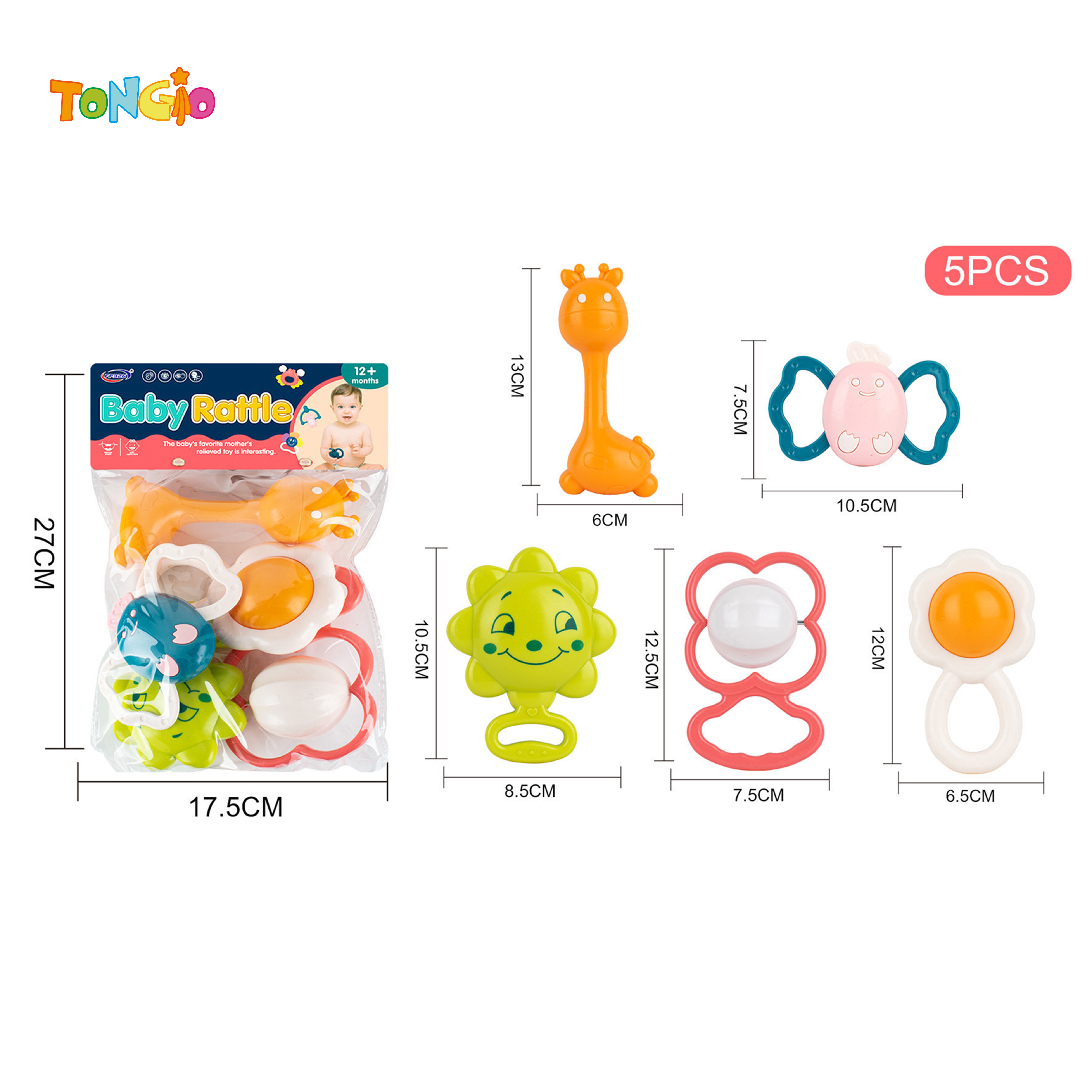 5-Piece Baby Rattle Set TT20934