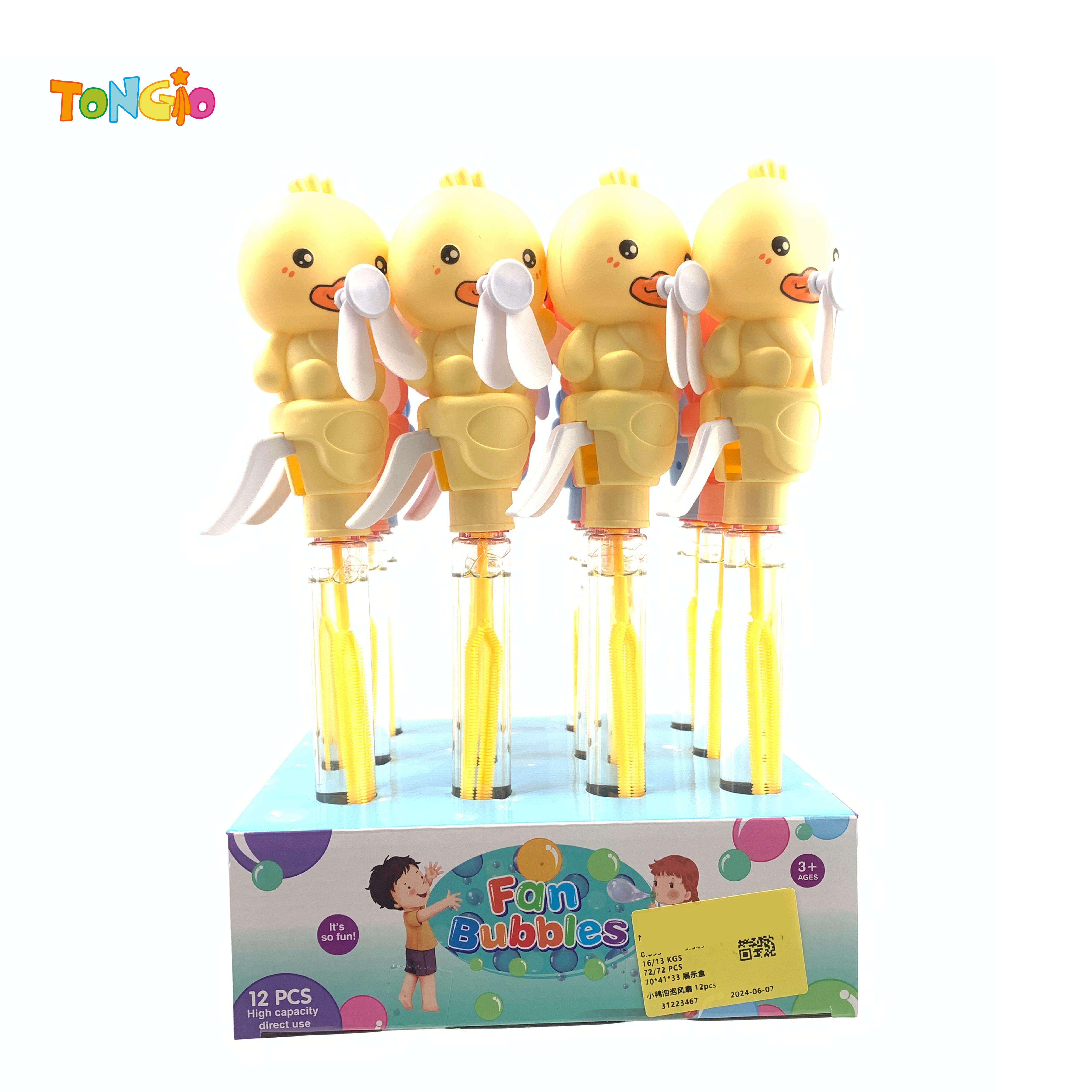 Duck bubble fan 12pcs TT21246