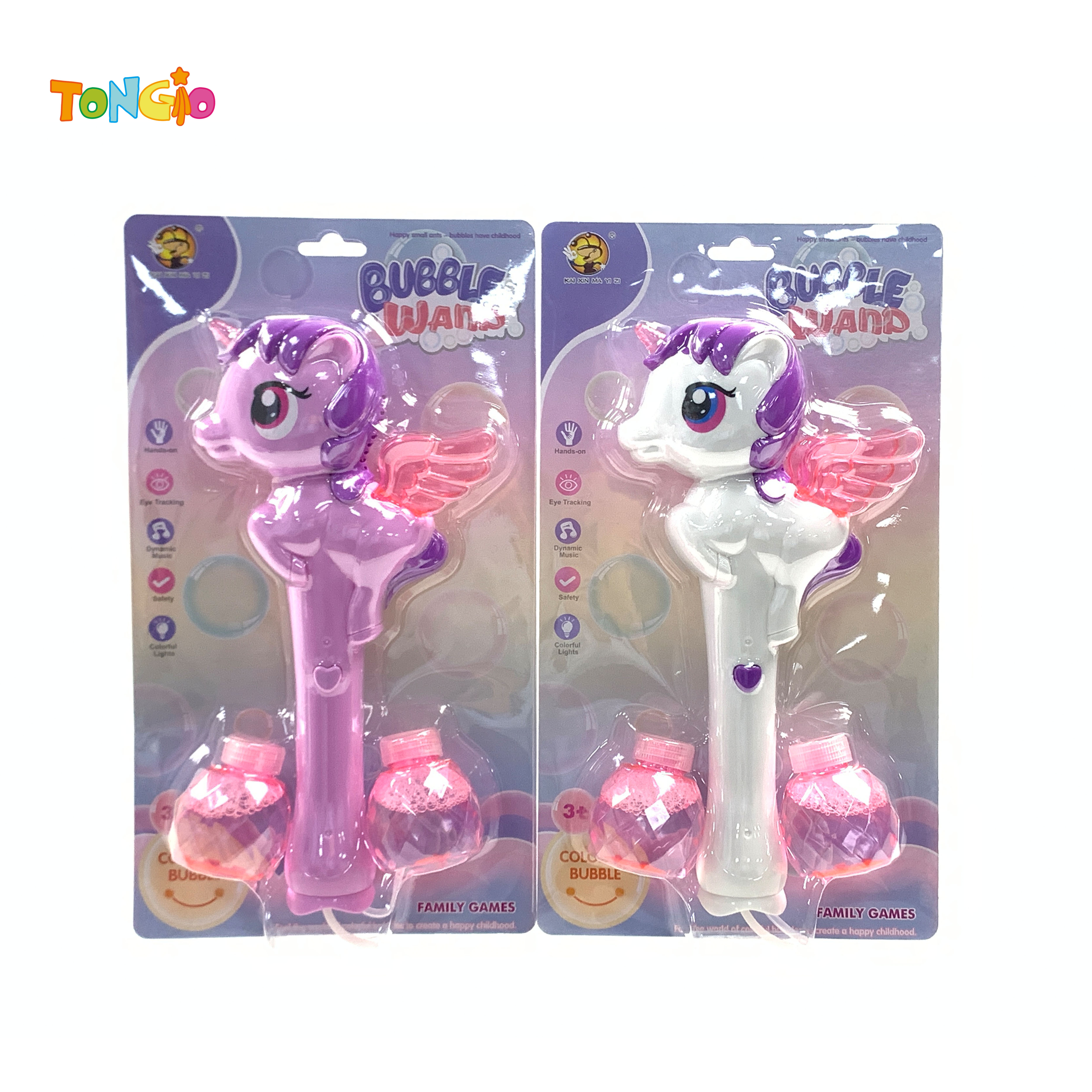 Unicorn bubble wand with little wings TT21263