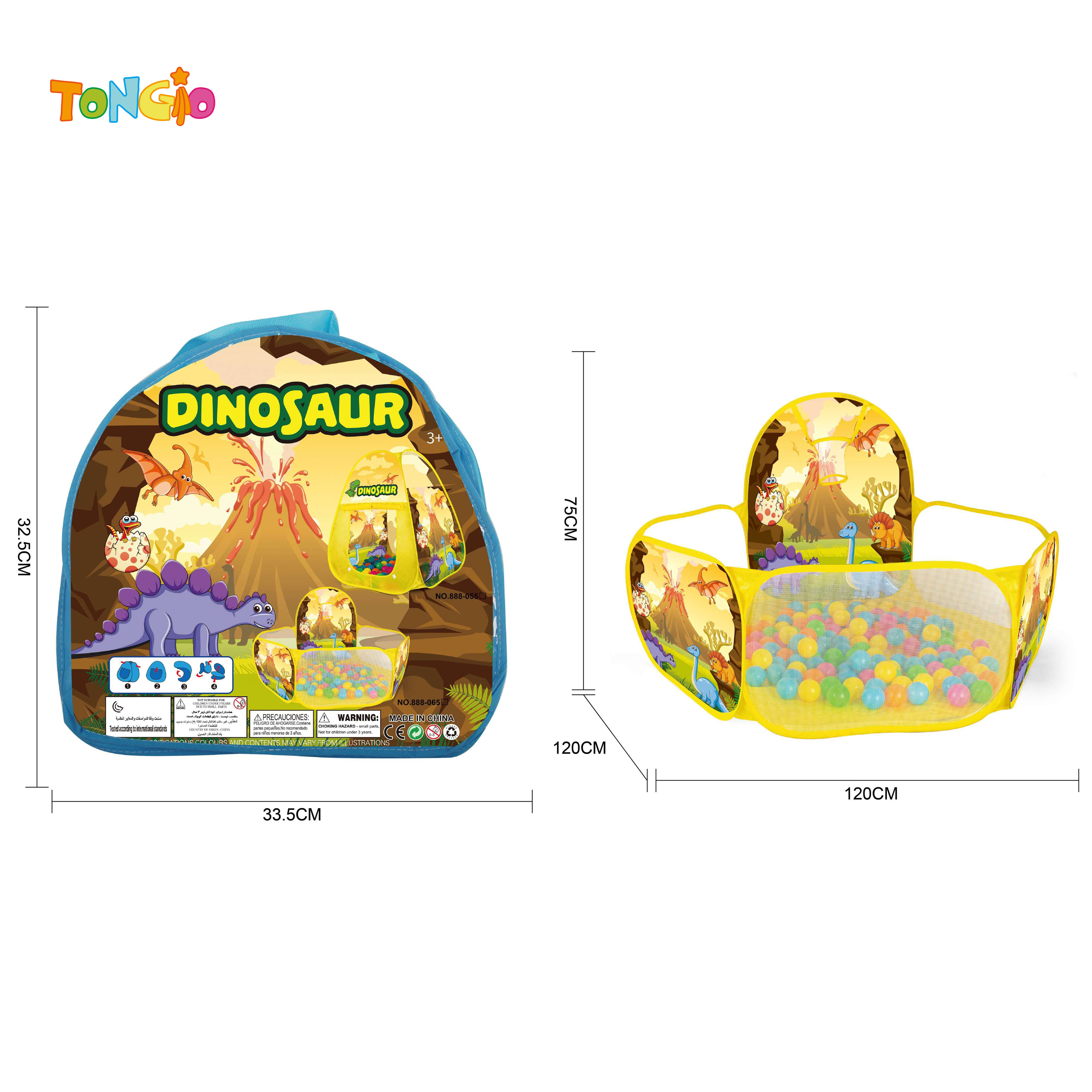 Dinosaur basketball pool TT21272