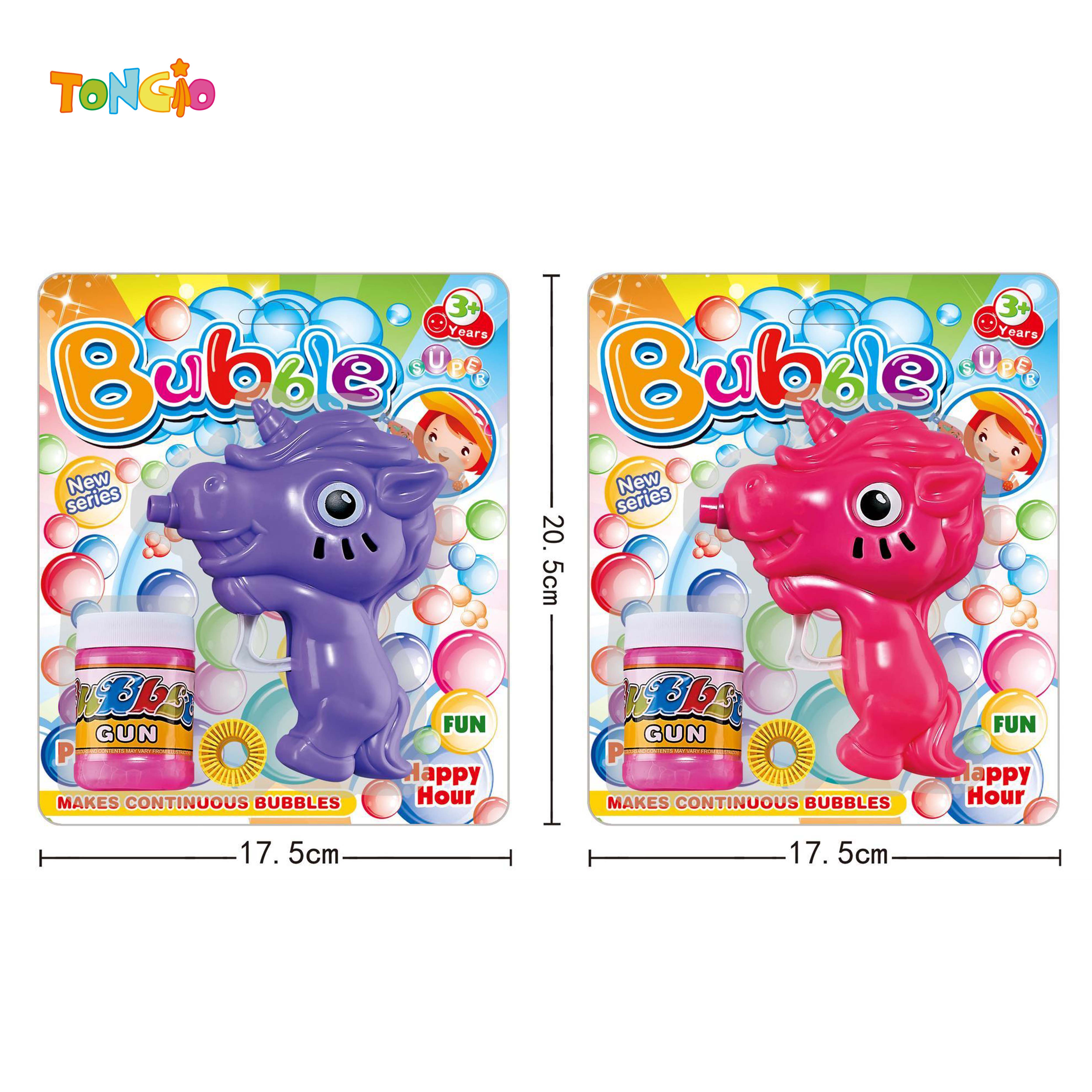 Unicorn Solid Color Manual Bubble Gun TT21312