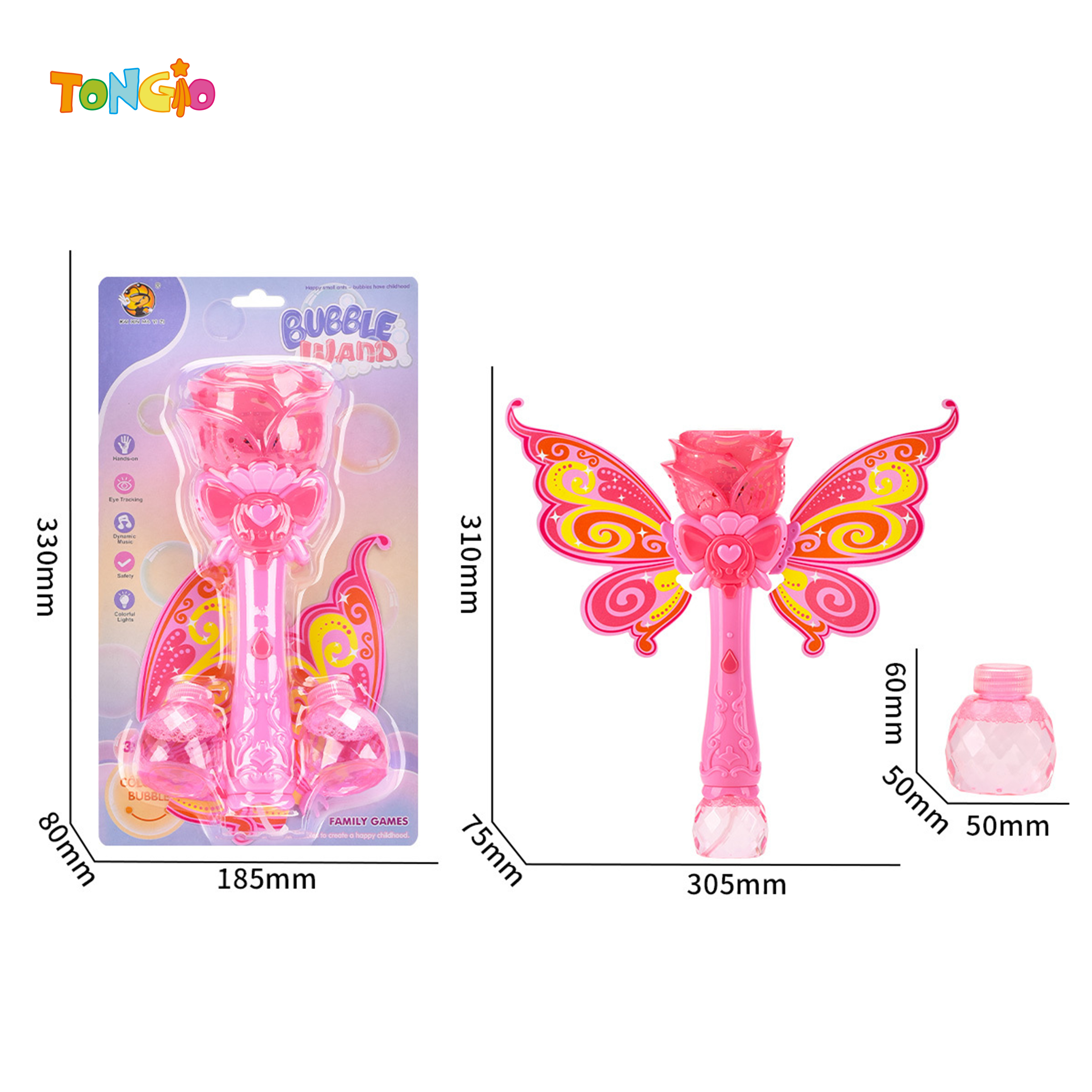 Winged Porous Rose BUBBLE STICK TT21318