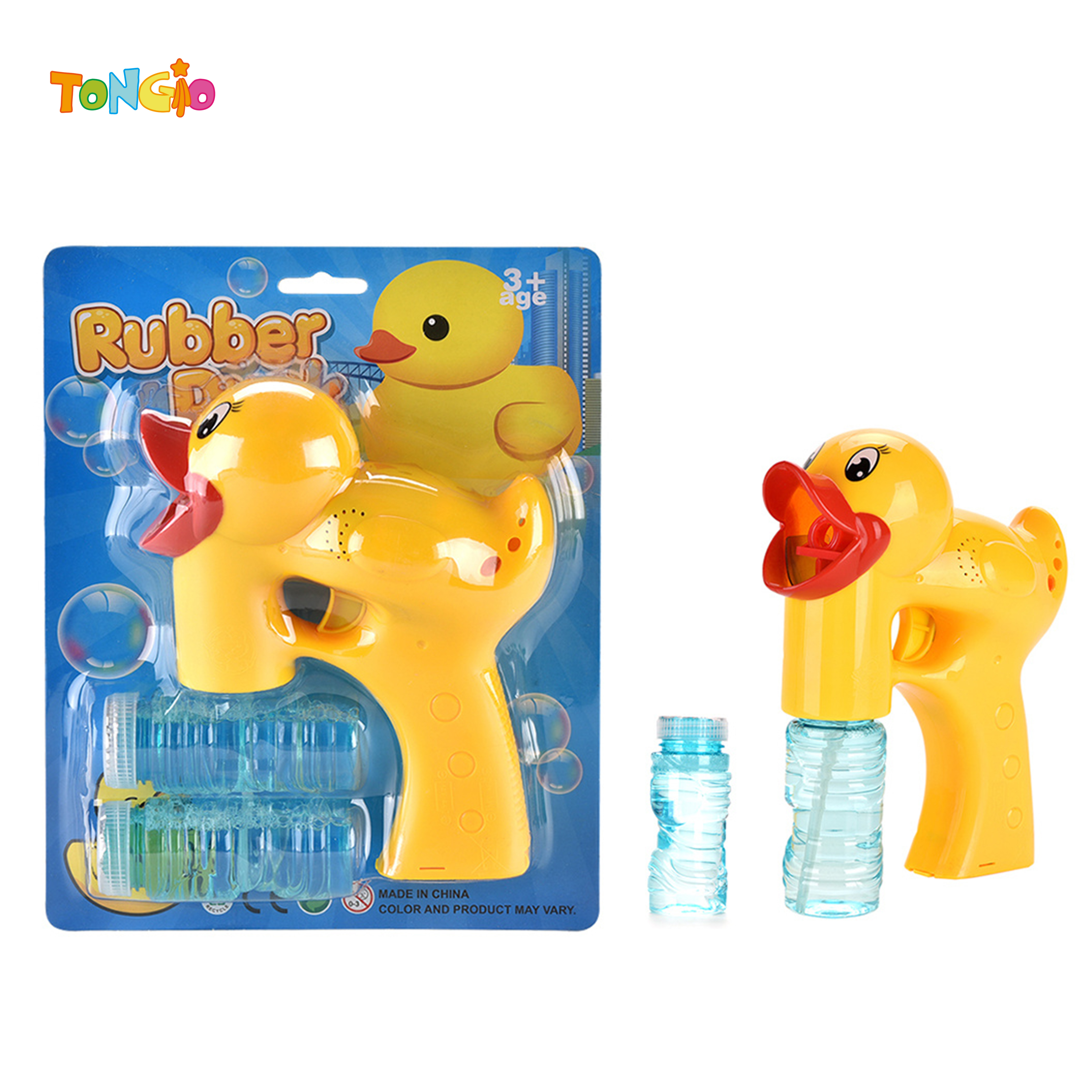 Solid yellow duck BUBBLE GUN TT21320