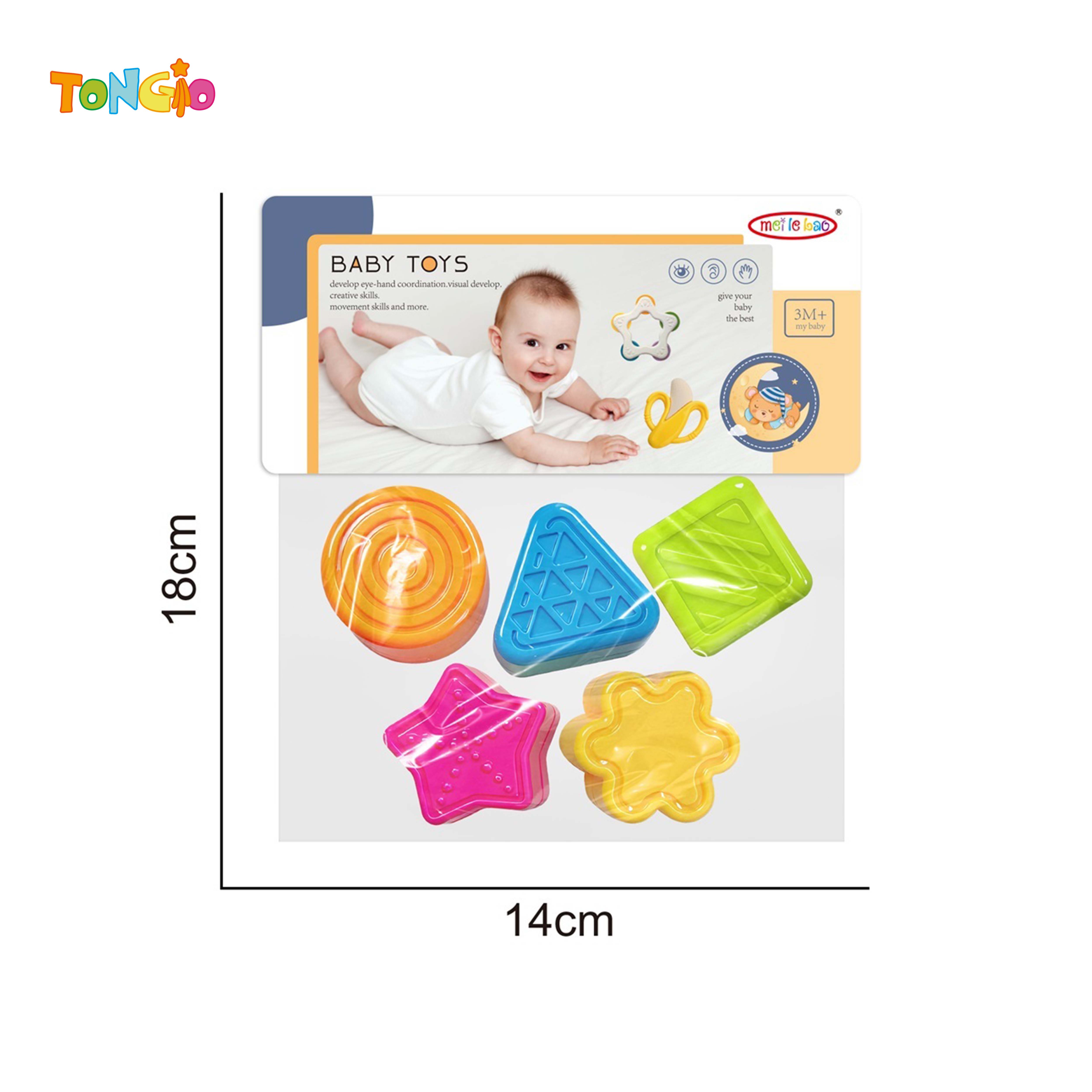 5 Shape Recognition Rattles TT21330