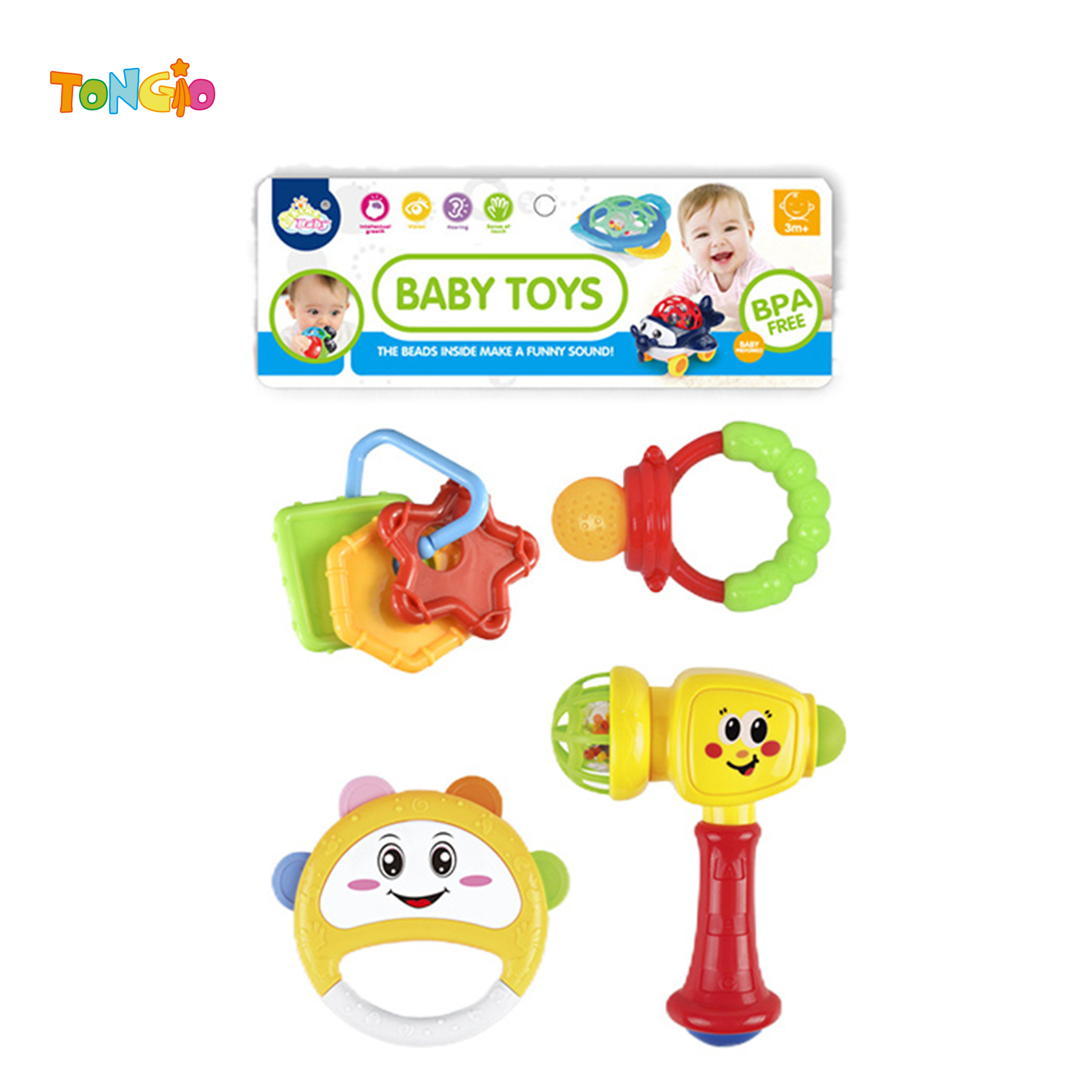 Soft Rubber Hammer Rattle Set TT21338