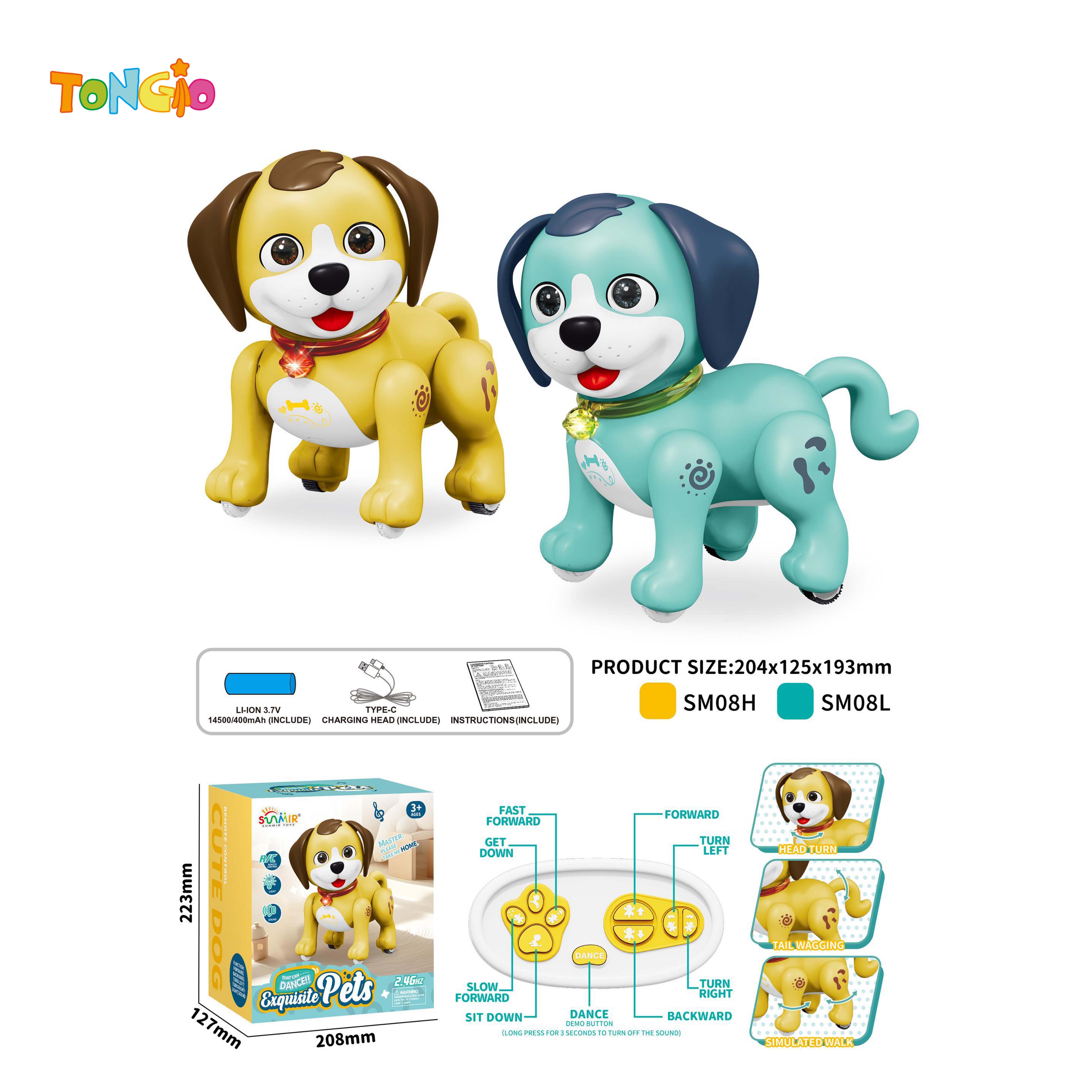 2.4G 10-way RC dog TT21343