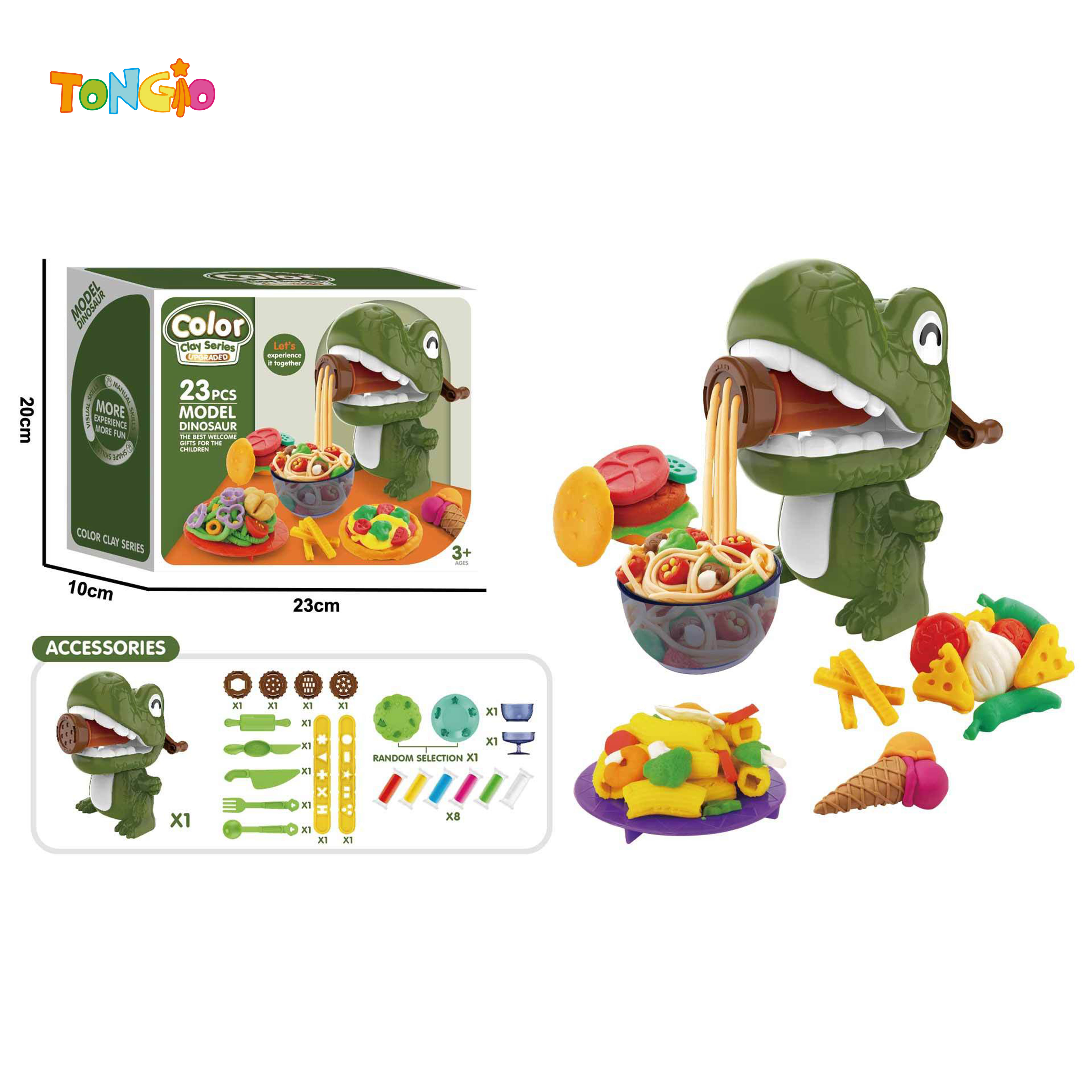 Dinosaur Play-doh DIY TOYS Set TT21420
