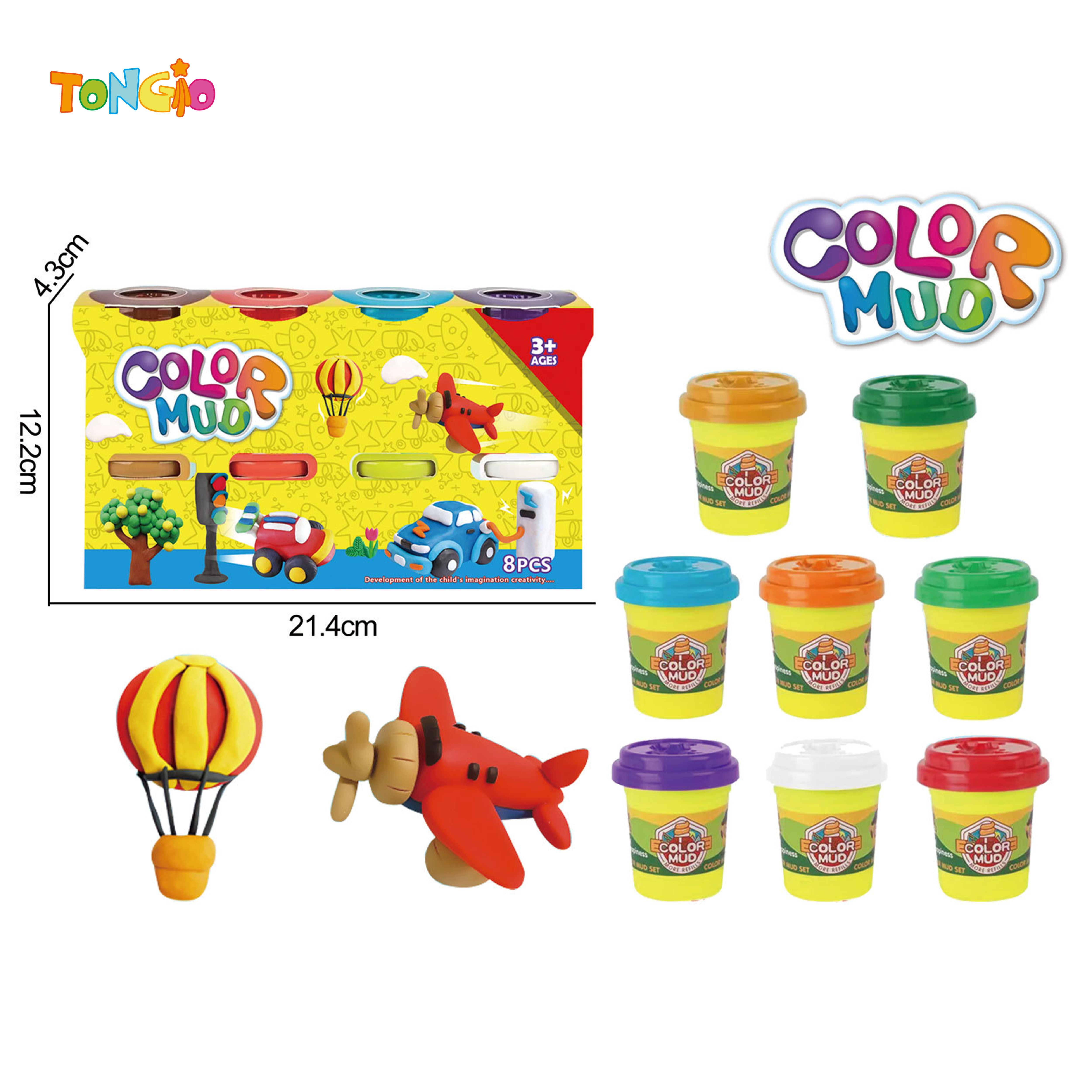 Play-doh 8 bottles TT21423