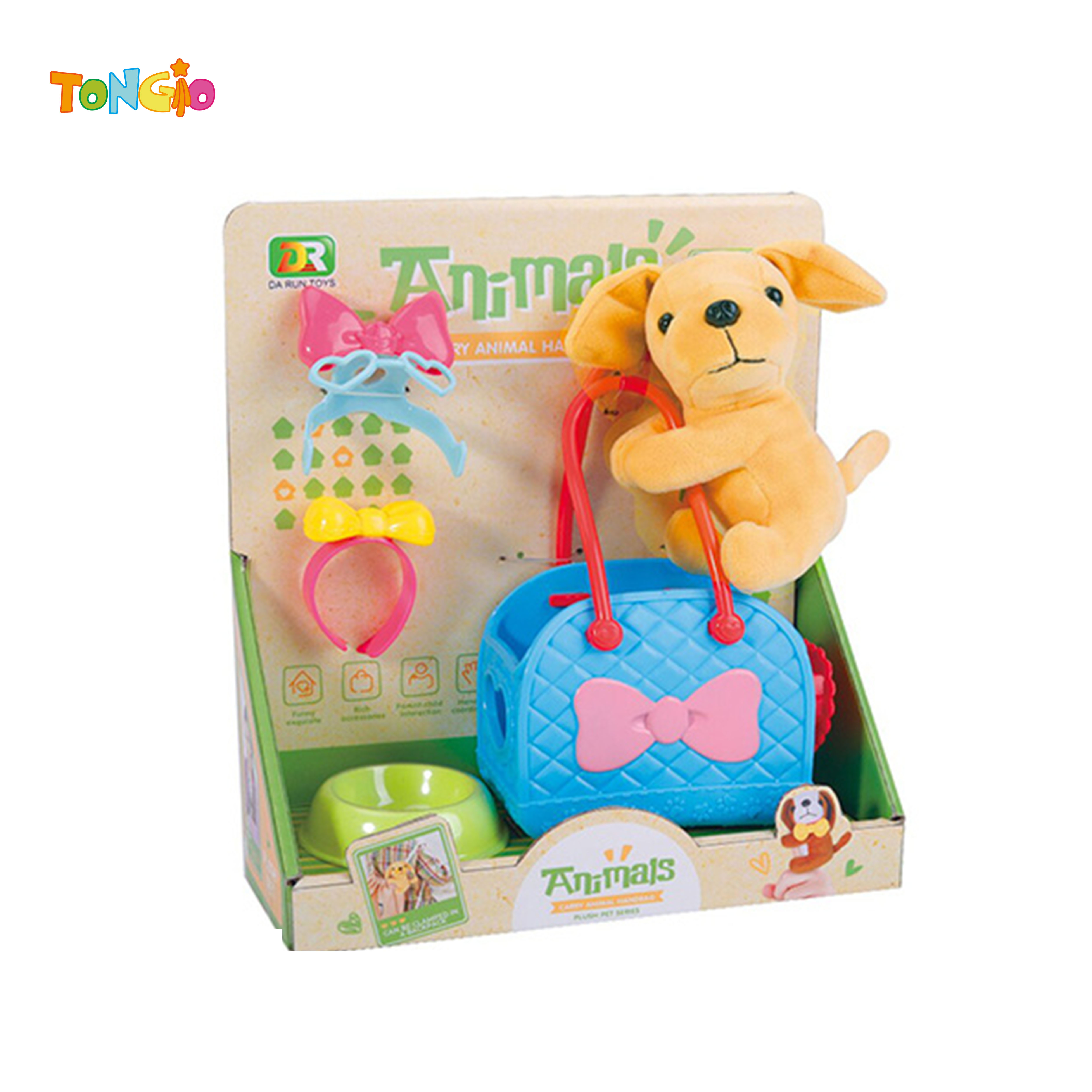 Fluffy Finger Dog Tote TT21392