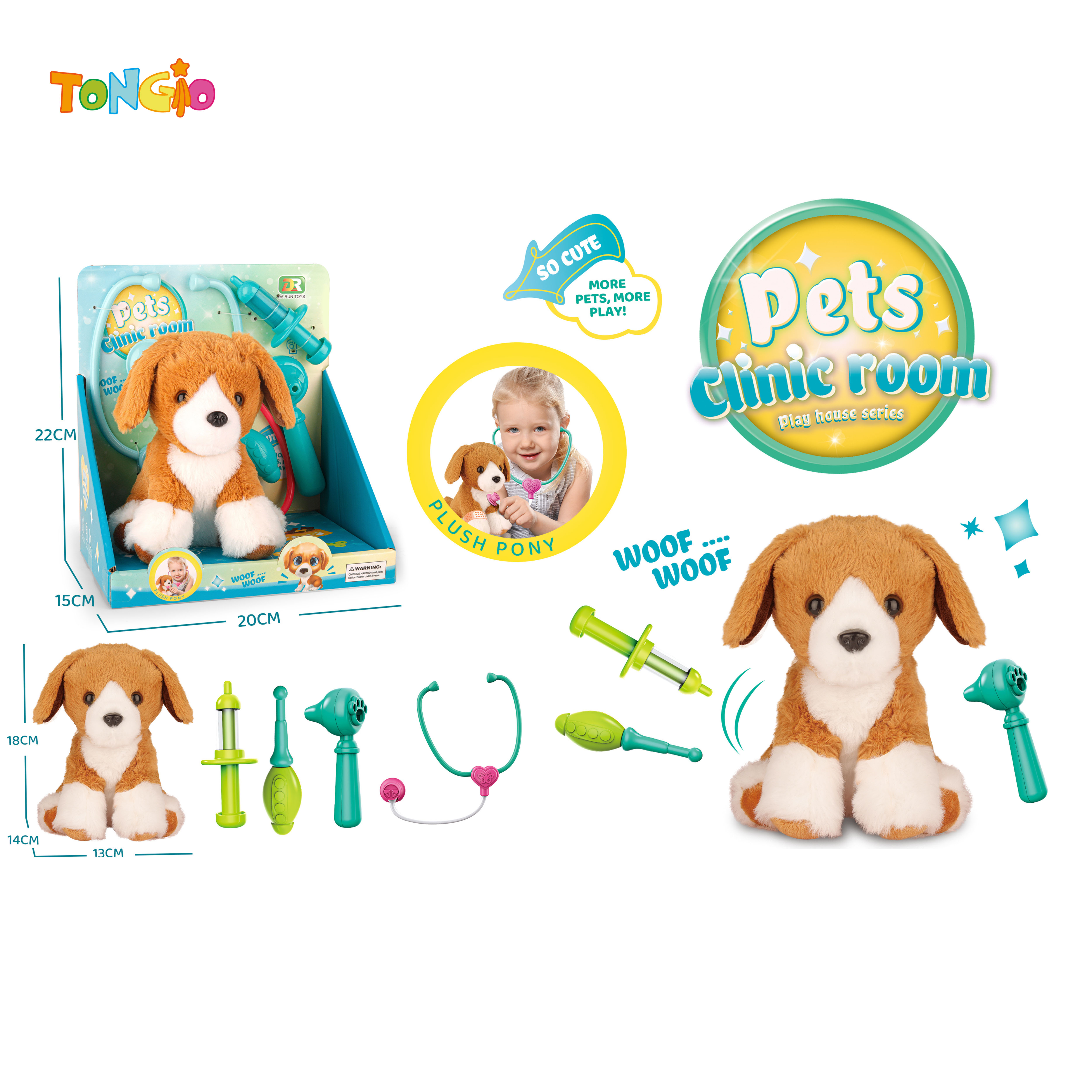 Plush Dog Health Set TT21394