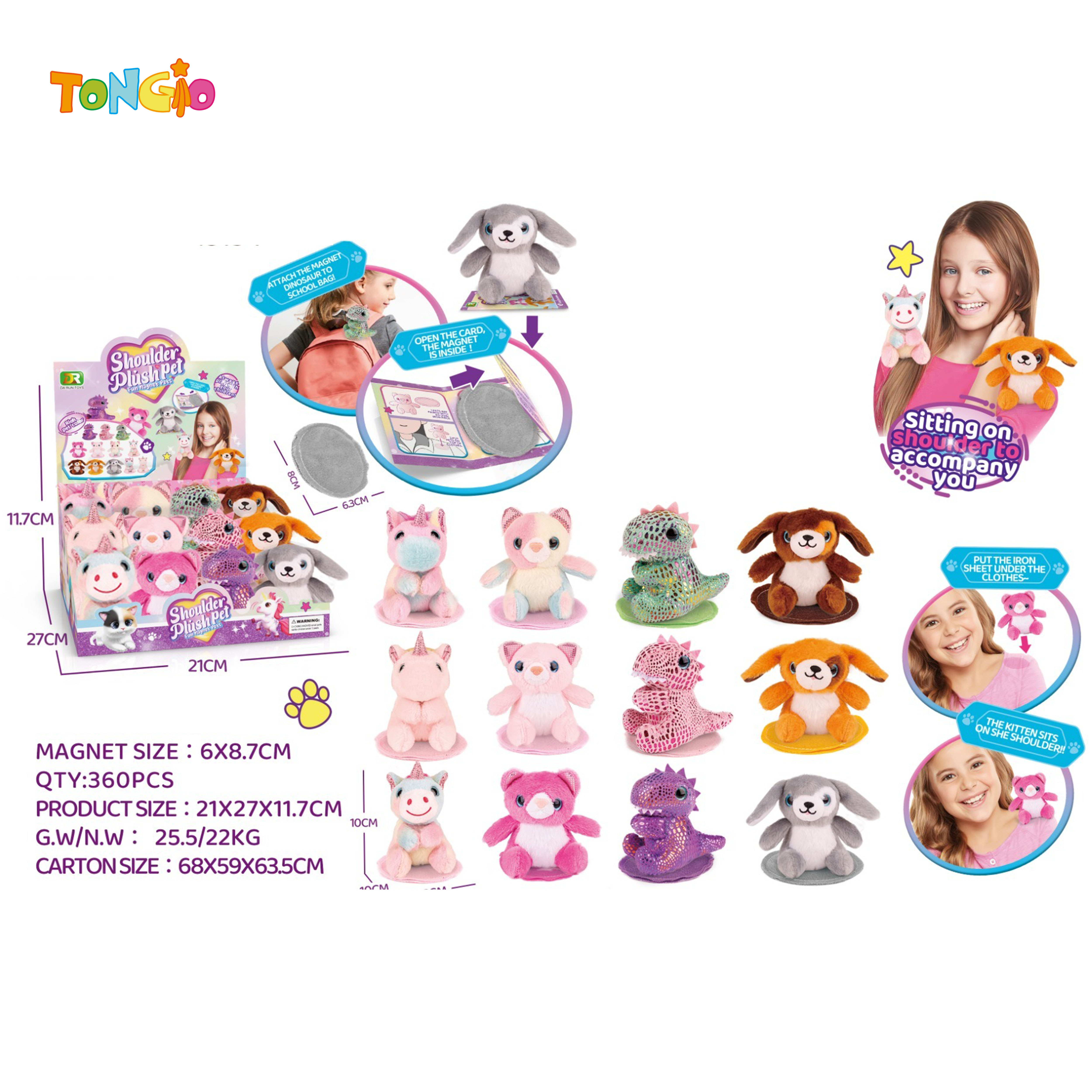 Magnetic Plush Doll TT21402