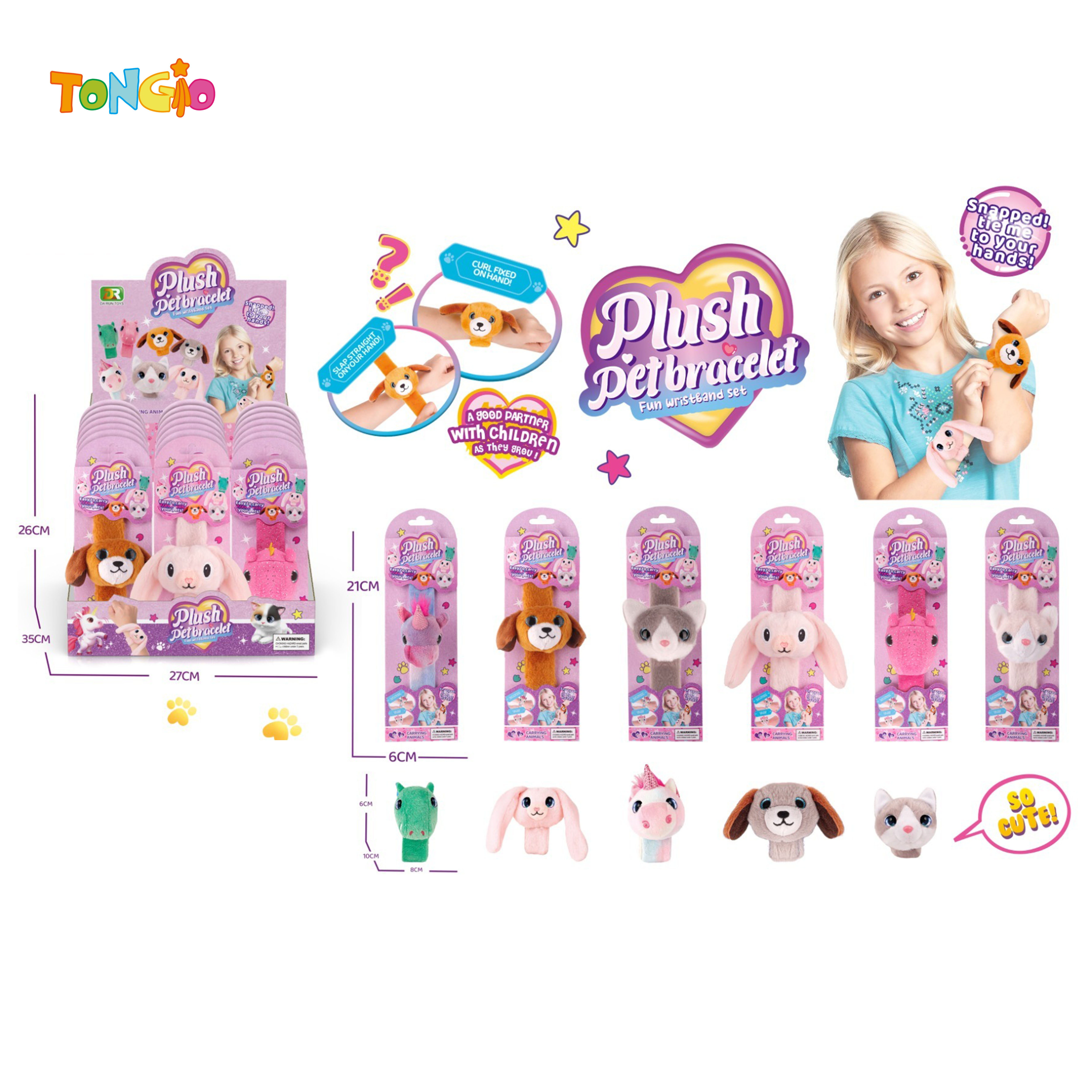 Bracelet Plush Animal TT21405