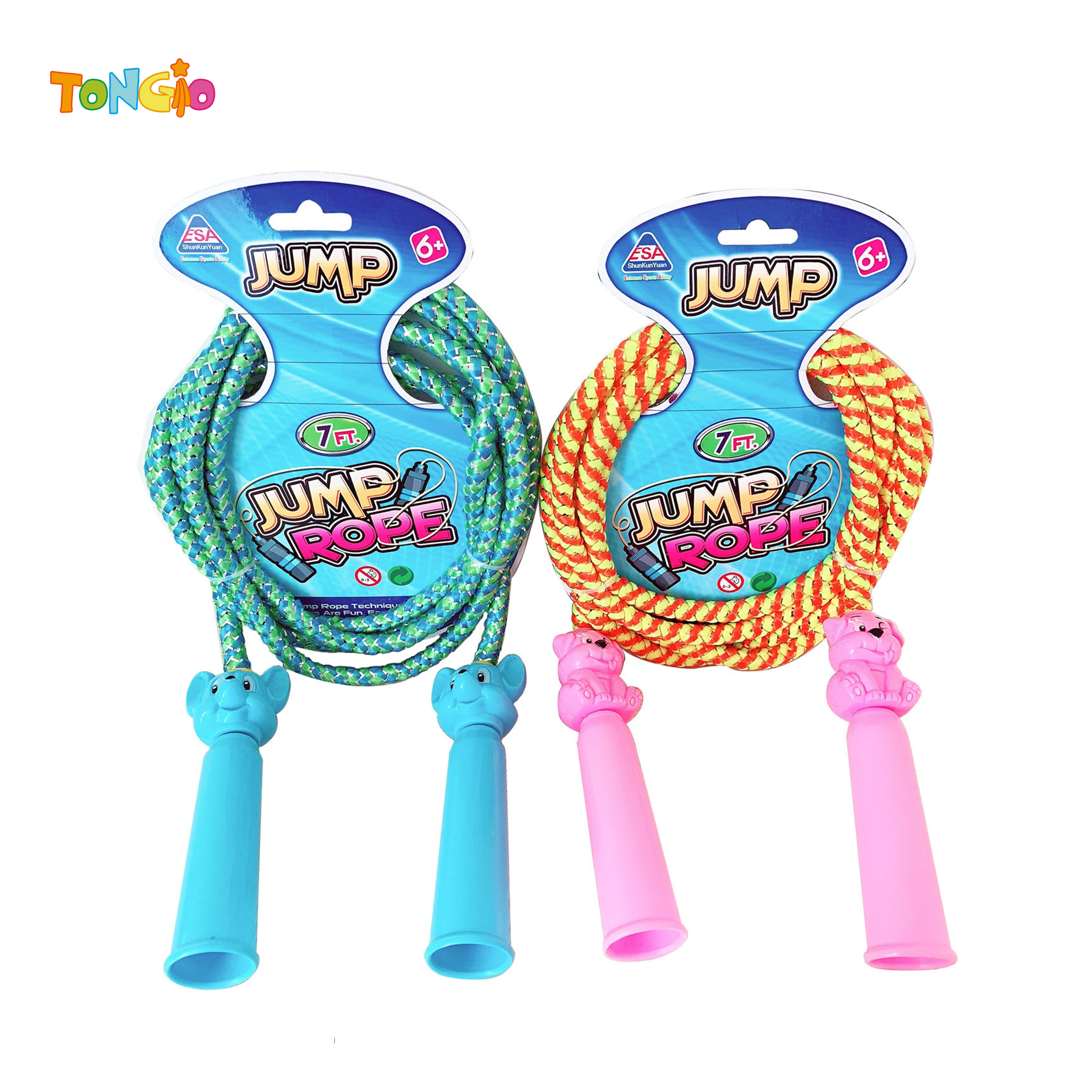 Rope skipping pink blue mixed TT21371