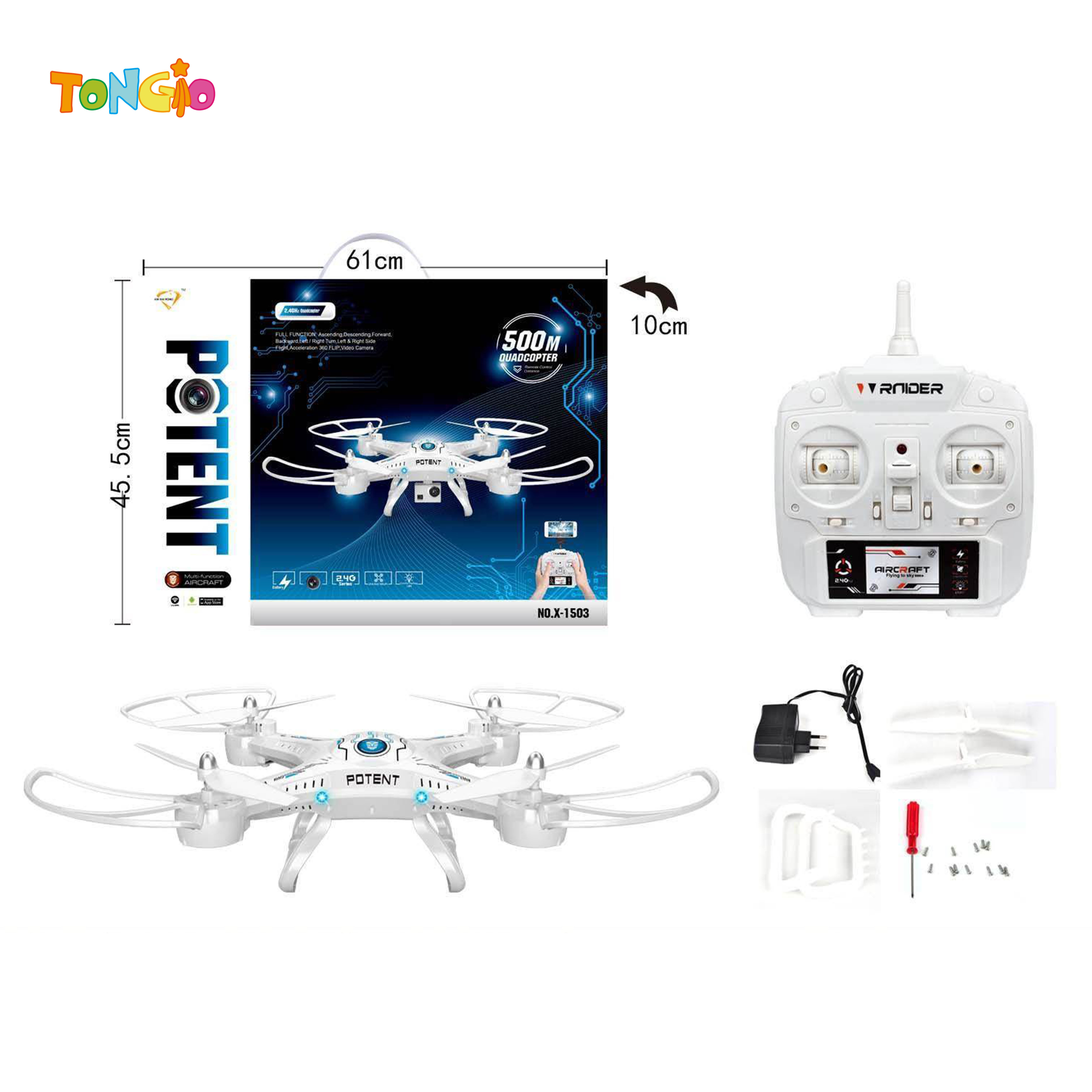 WIFI VERSION OF LARGE FOUR AXIS FIXED ALTITUDE AIRCRAFT (30W) TT21408