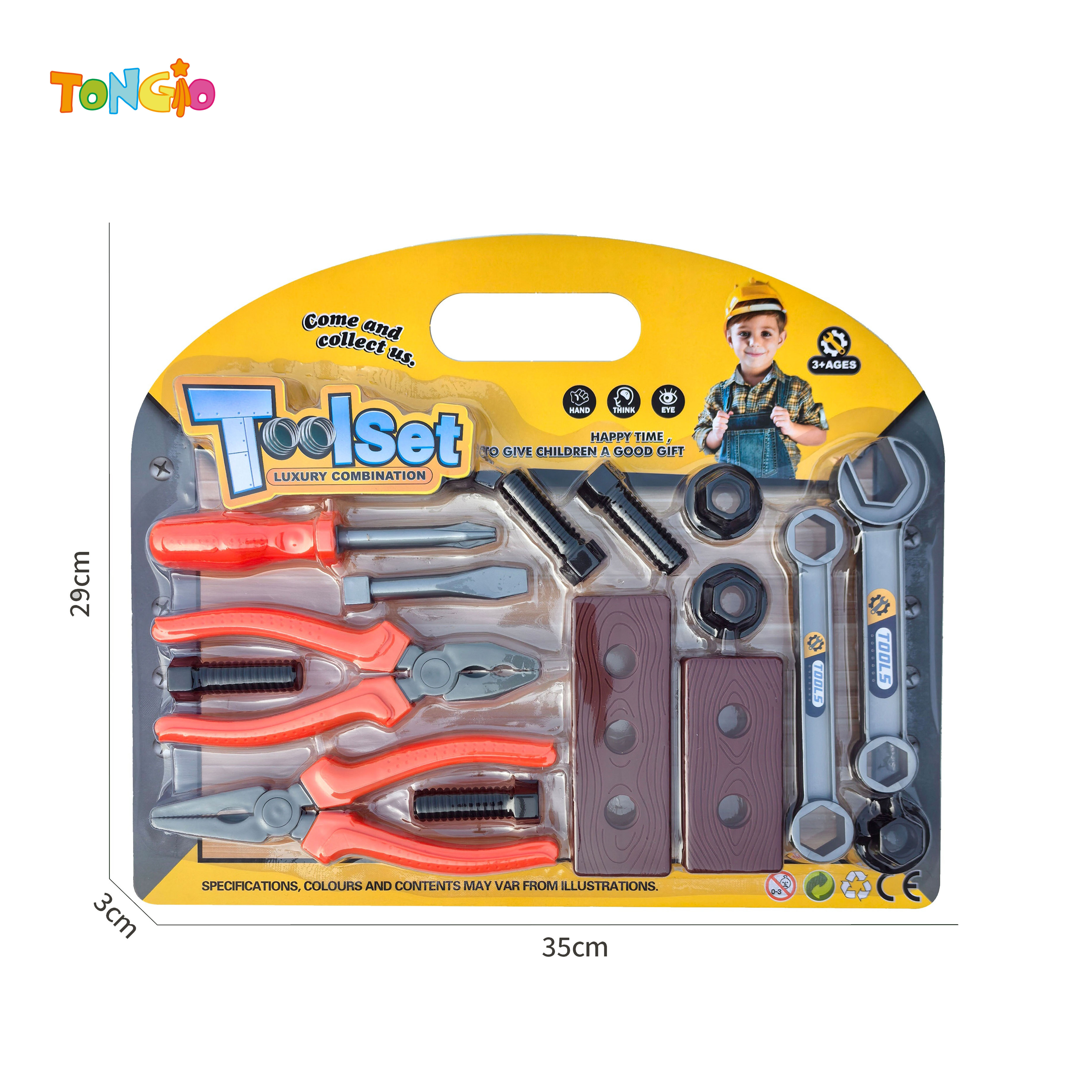 Cartoon puzzle tools Set play house toys/orange TT21439