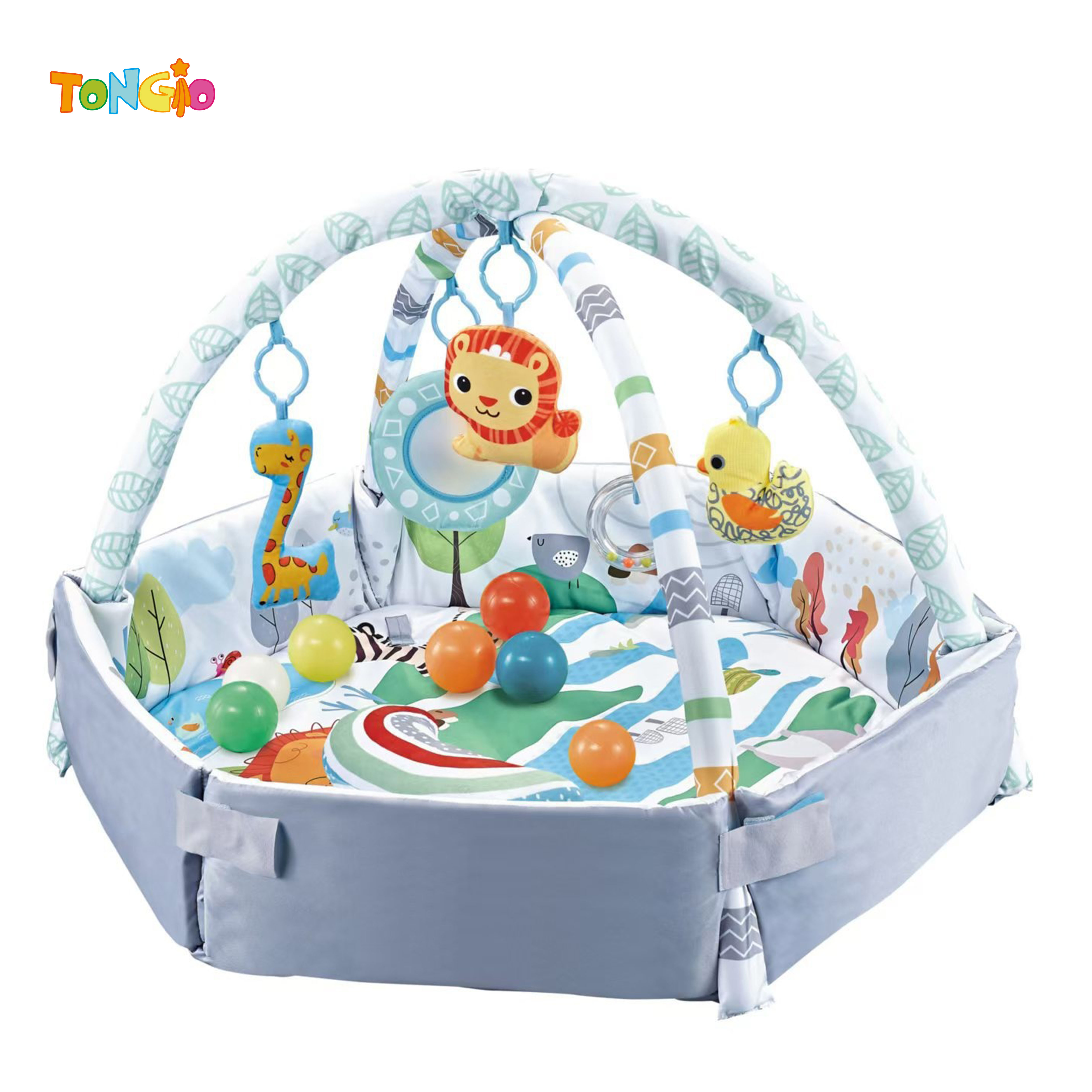6-sided animal fence 4-in-1 20 piece ocean ball super soft pillow bag TT21674