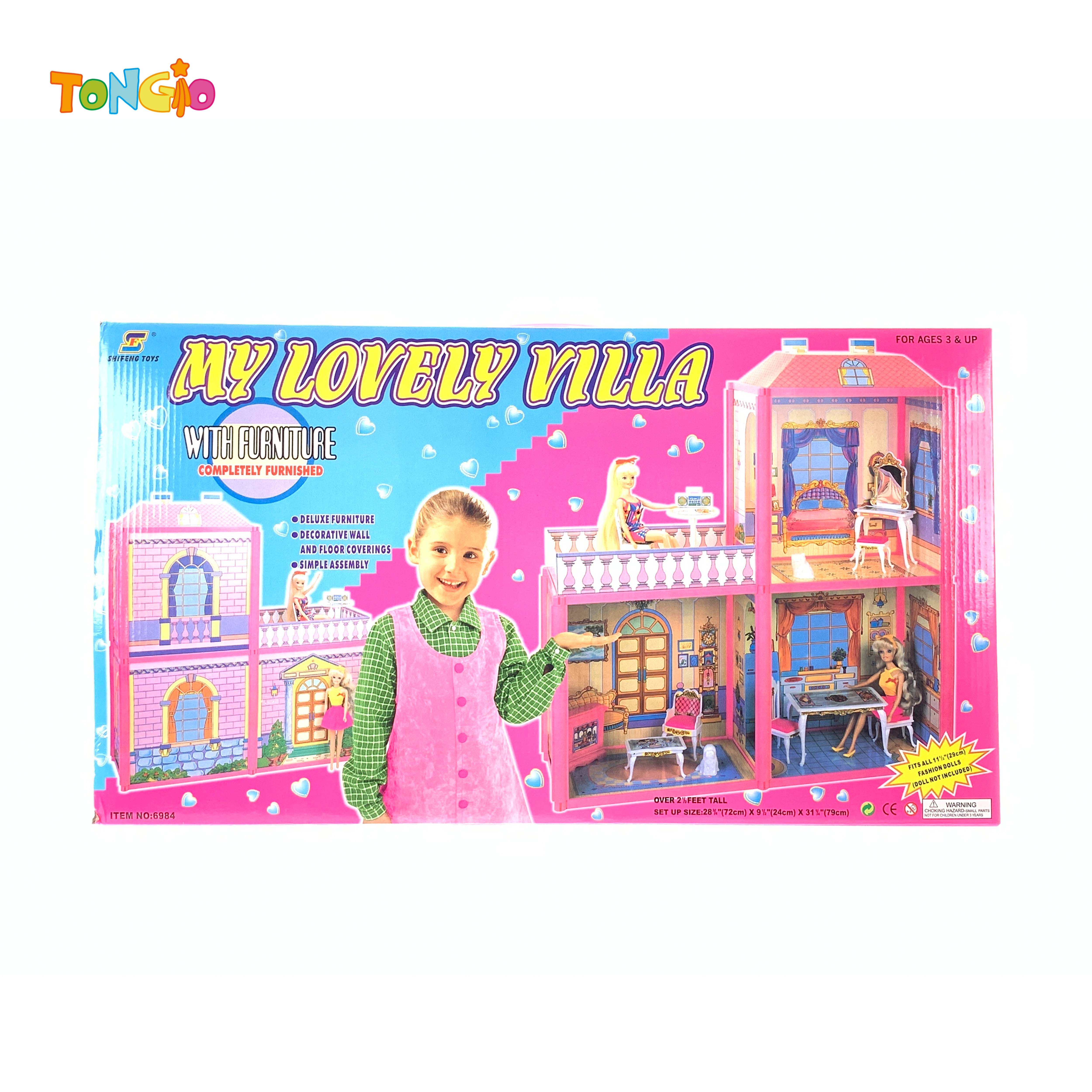 Assembled doll house TT21709