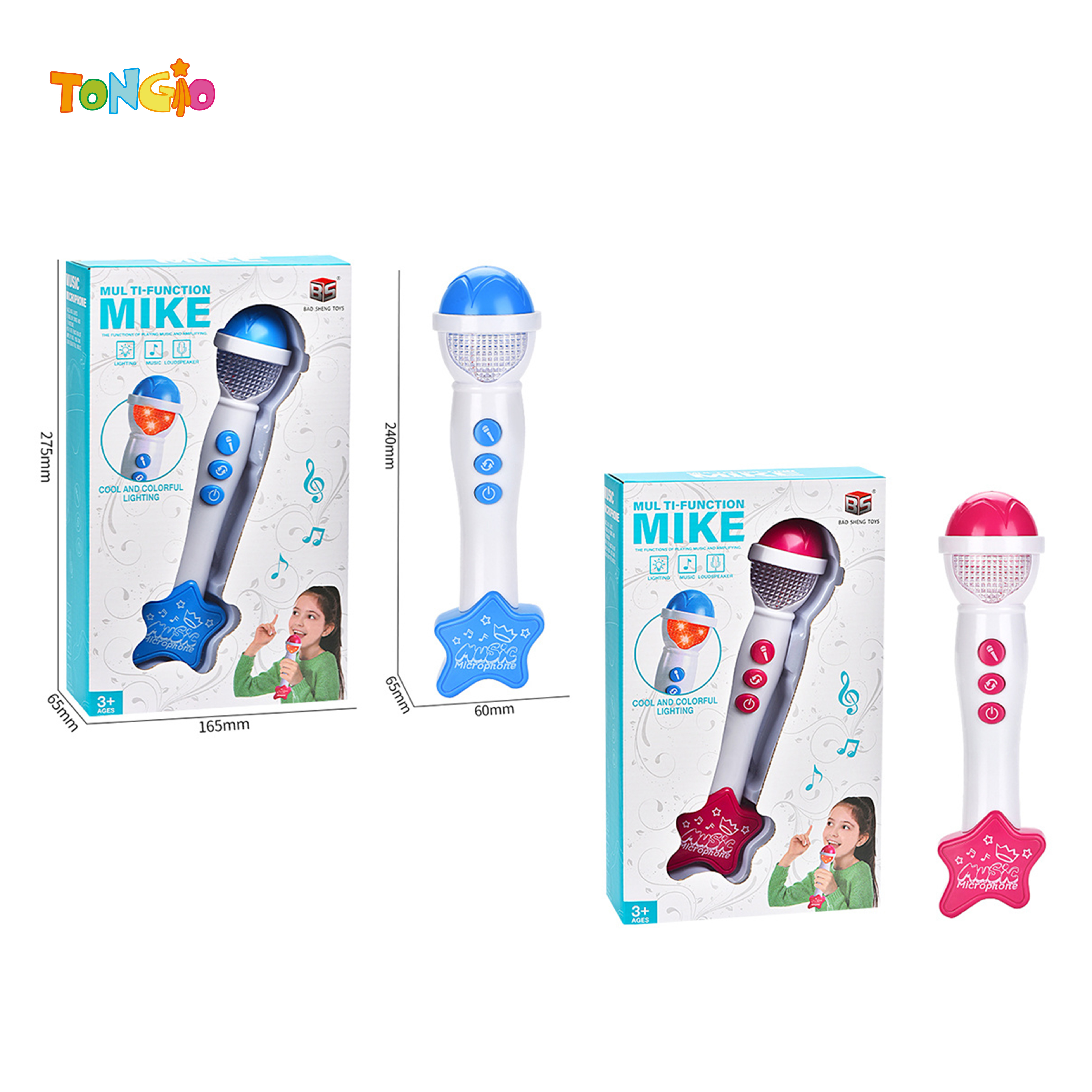 Dynamic lighting and music microphone TT21776