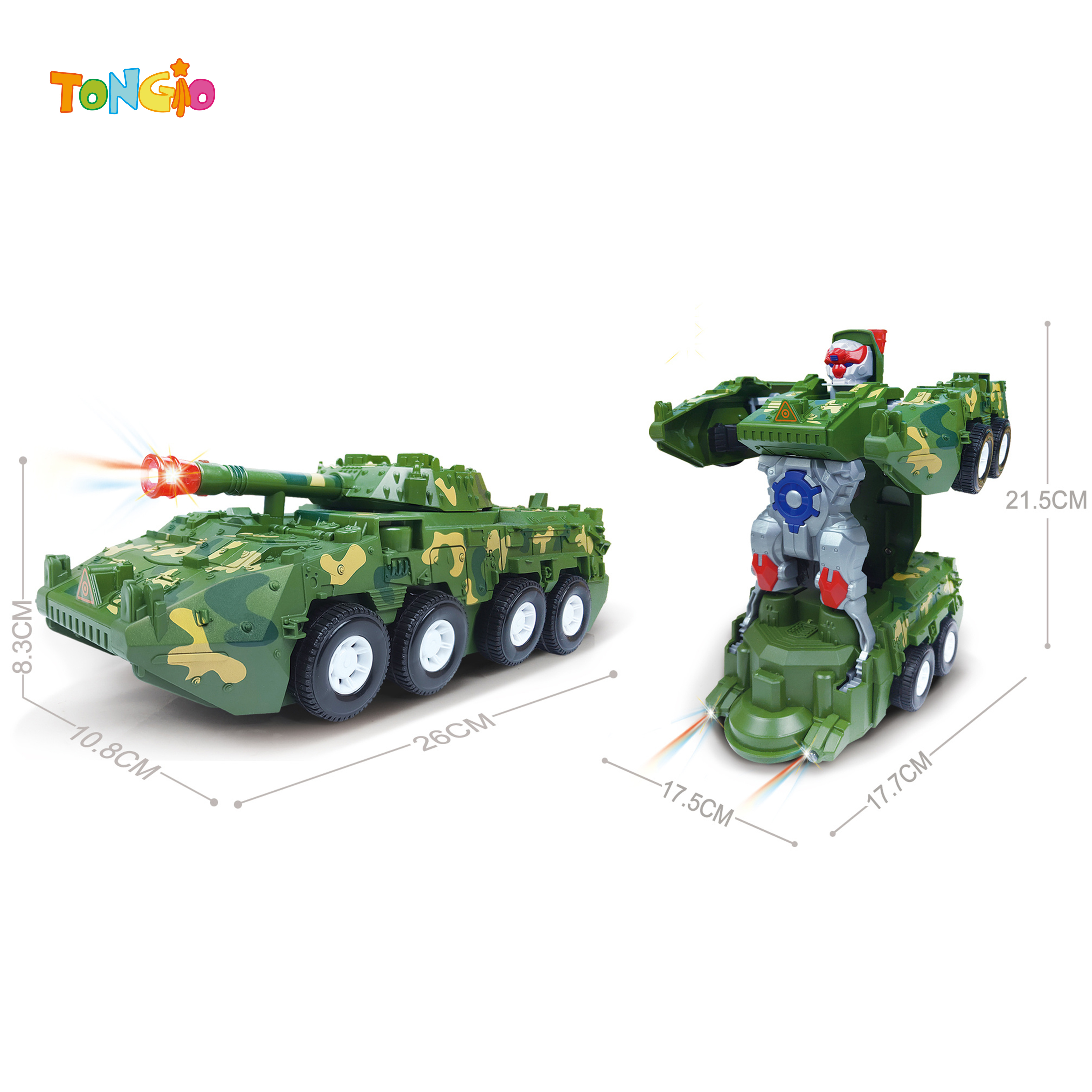 Transforming armored vehicle TT21755