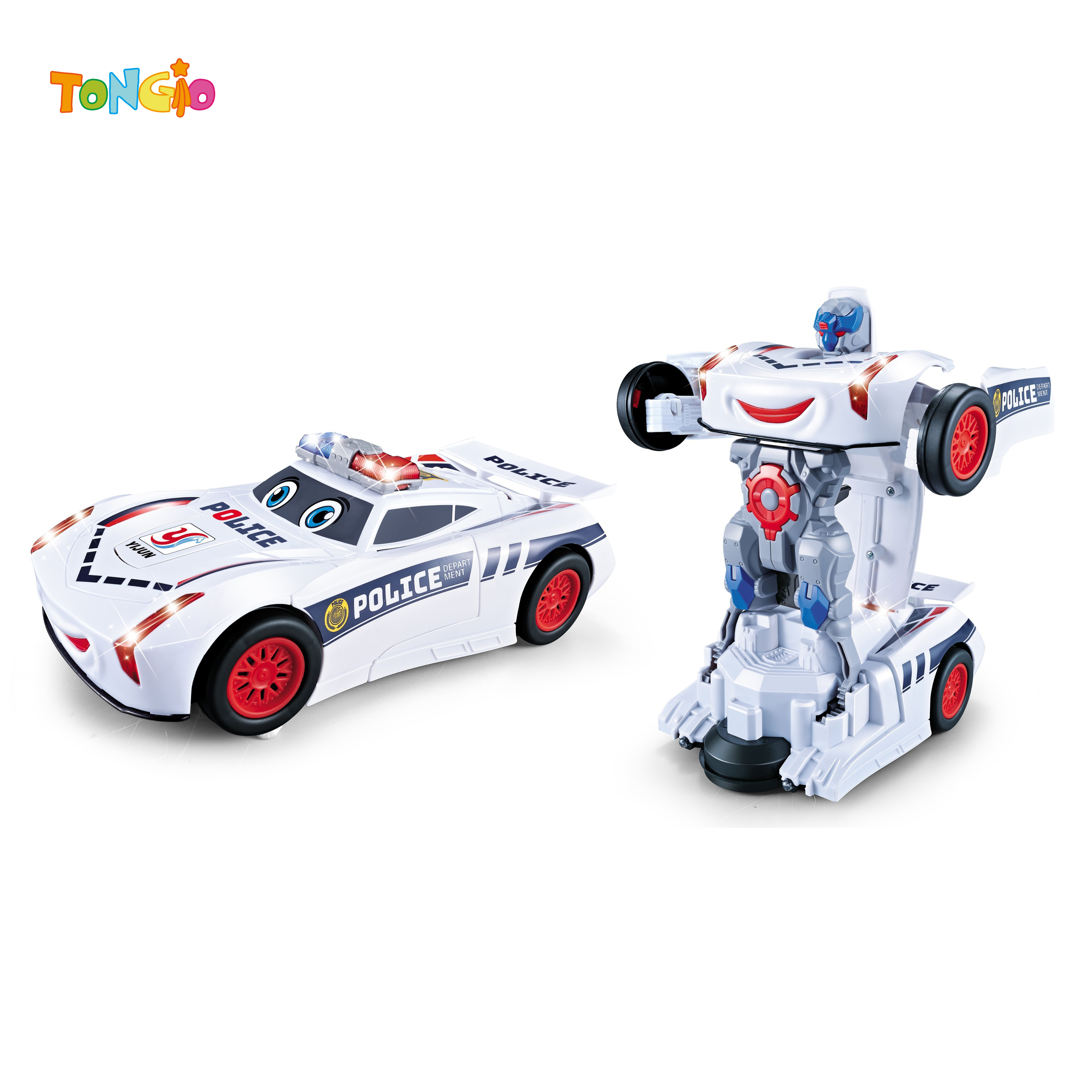 Lithium battery transforming police car TT21759