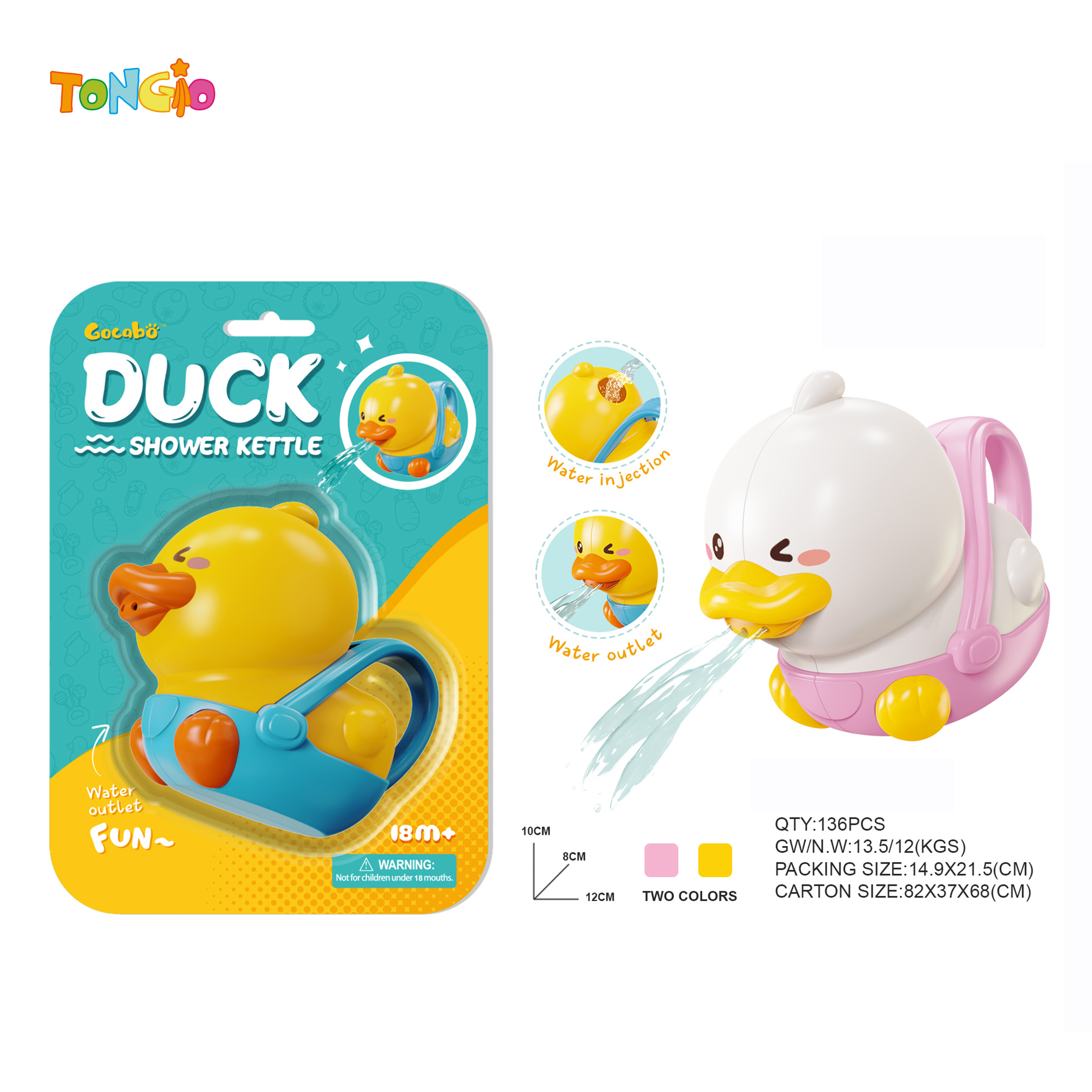 Regadera pato con tablero TT21687