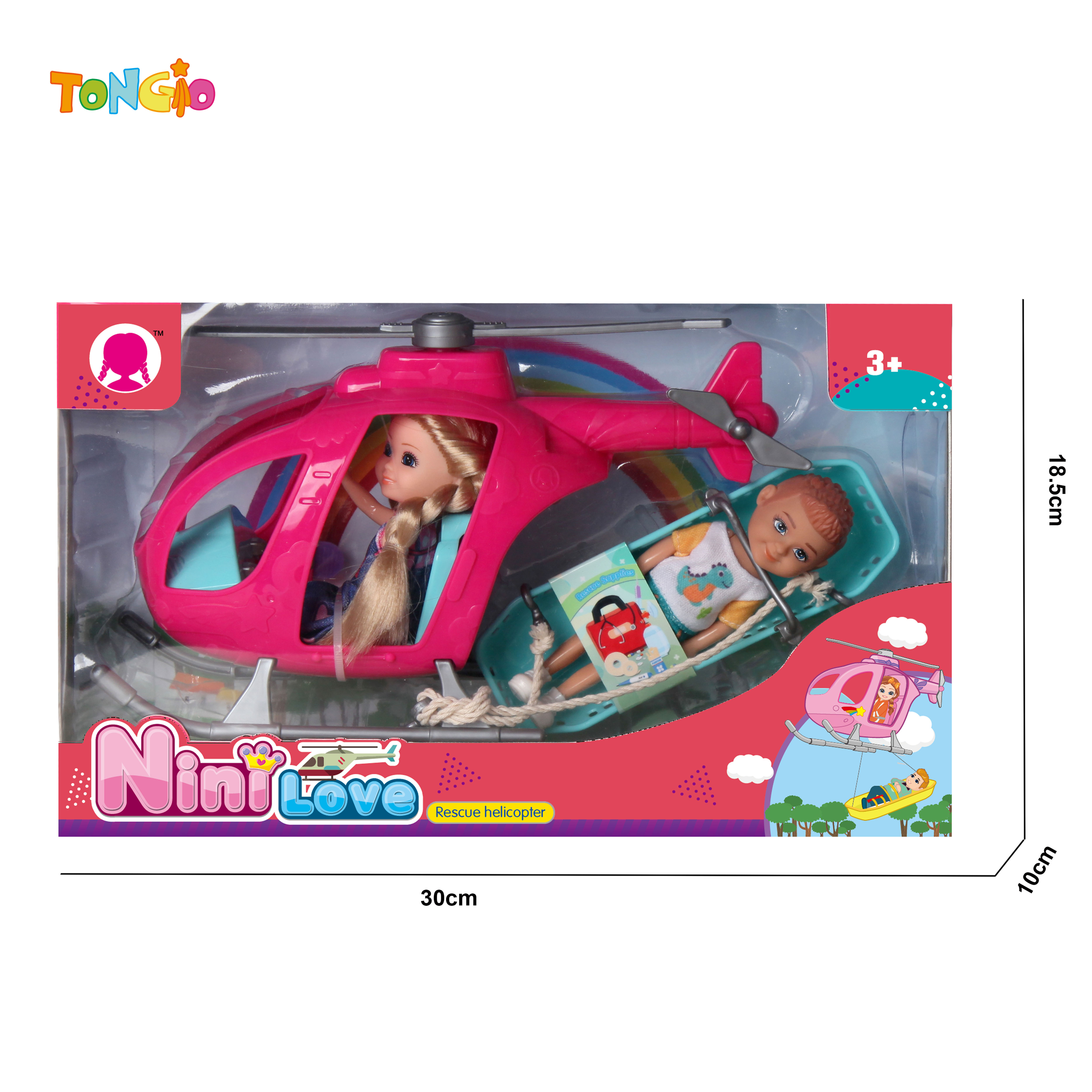 6 inch girl doll boy doll with airplane stretcher TT21943