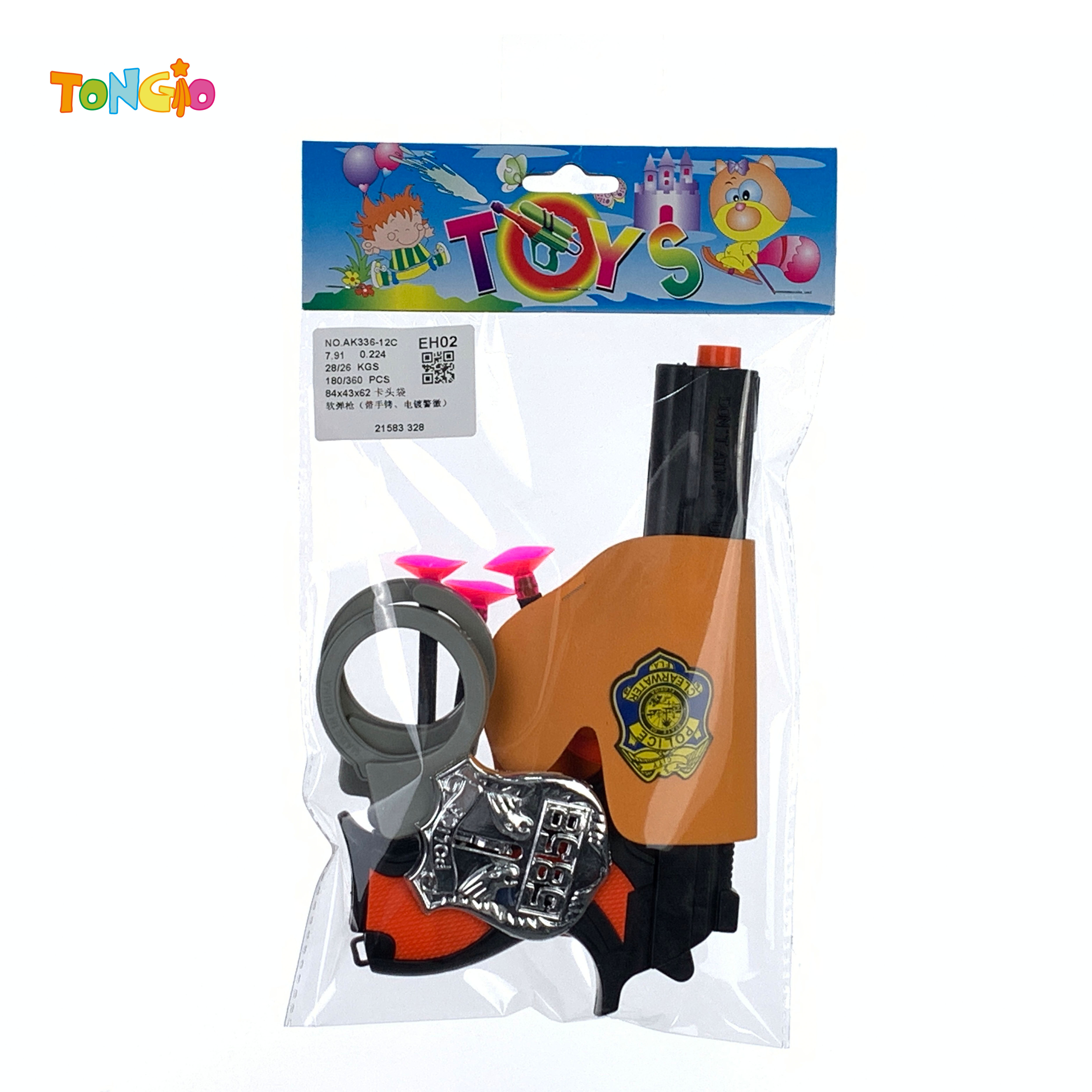 LAUNCH GUN (WITH HANDCUFFS, ELECTROPLATED BADGE) TT22133