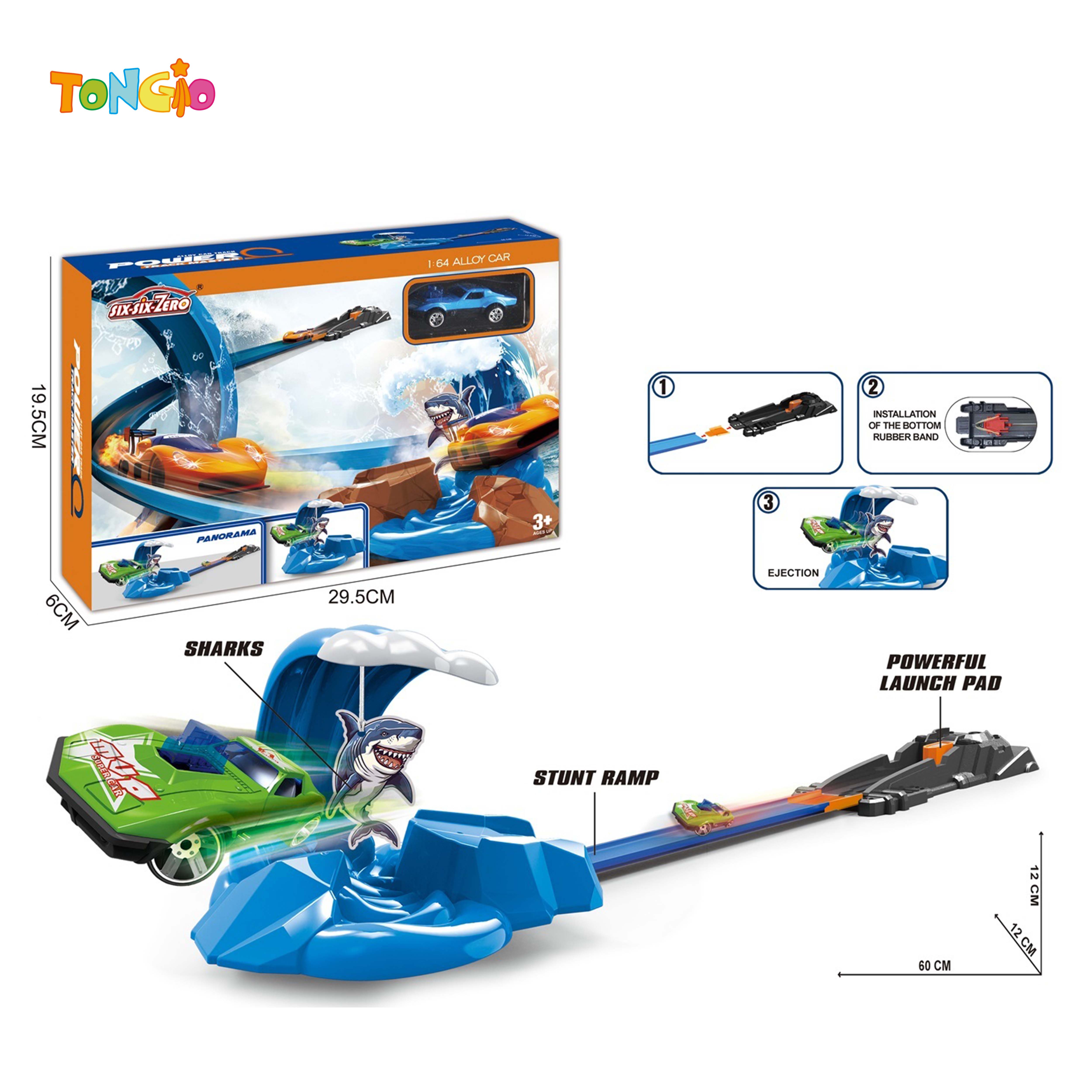 DIECAST EJECTION SHARK ORBITAL SET (WITH DIECAST CAR 1 PCS) TT22217