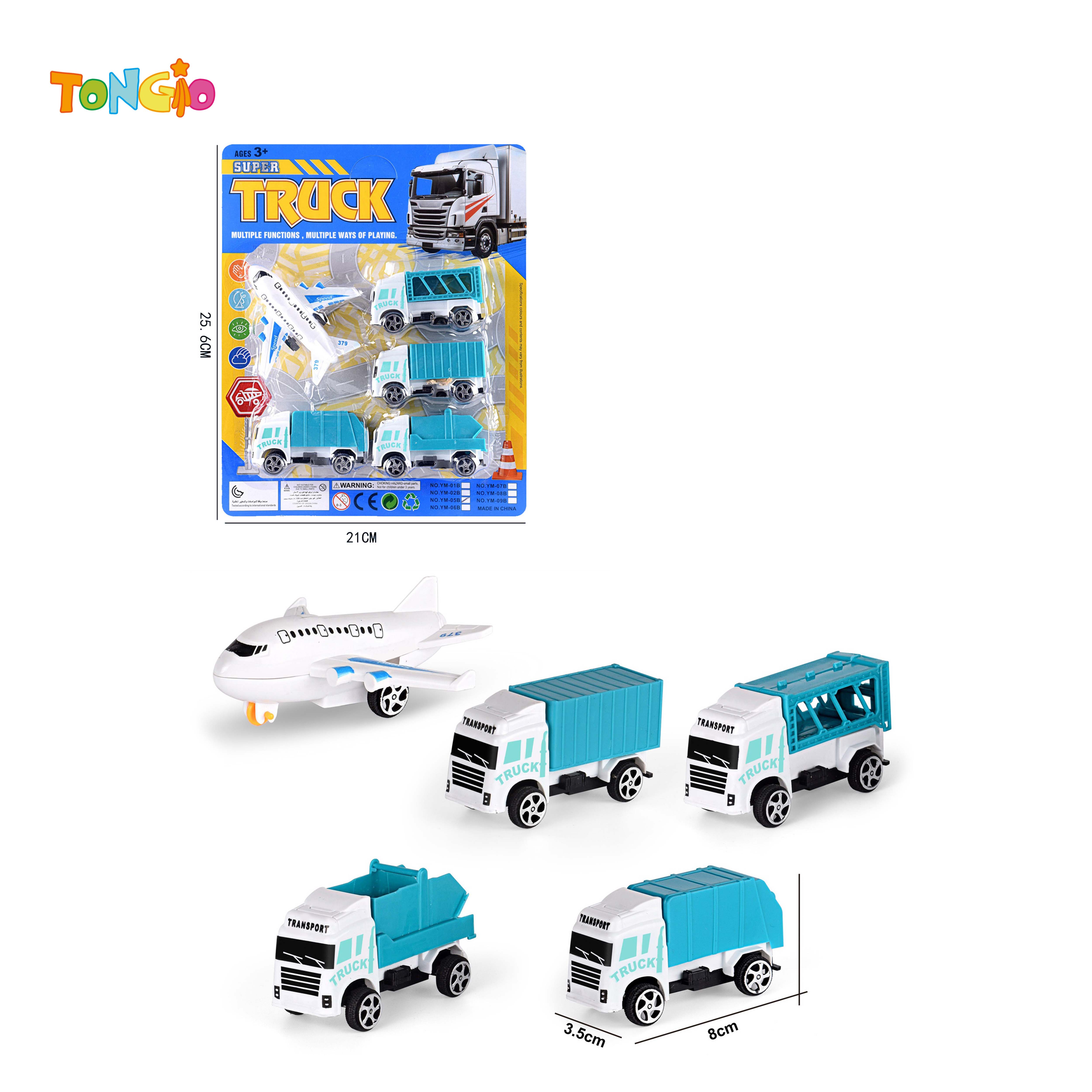 ENVIRONMENTAL PROTECTION CAR 4 PCS CAR 1 AIRCRAFT TT22221