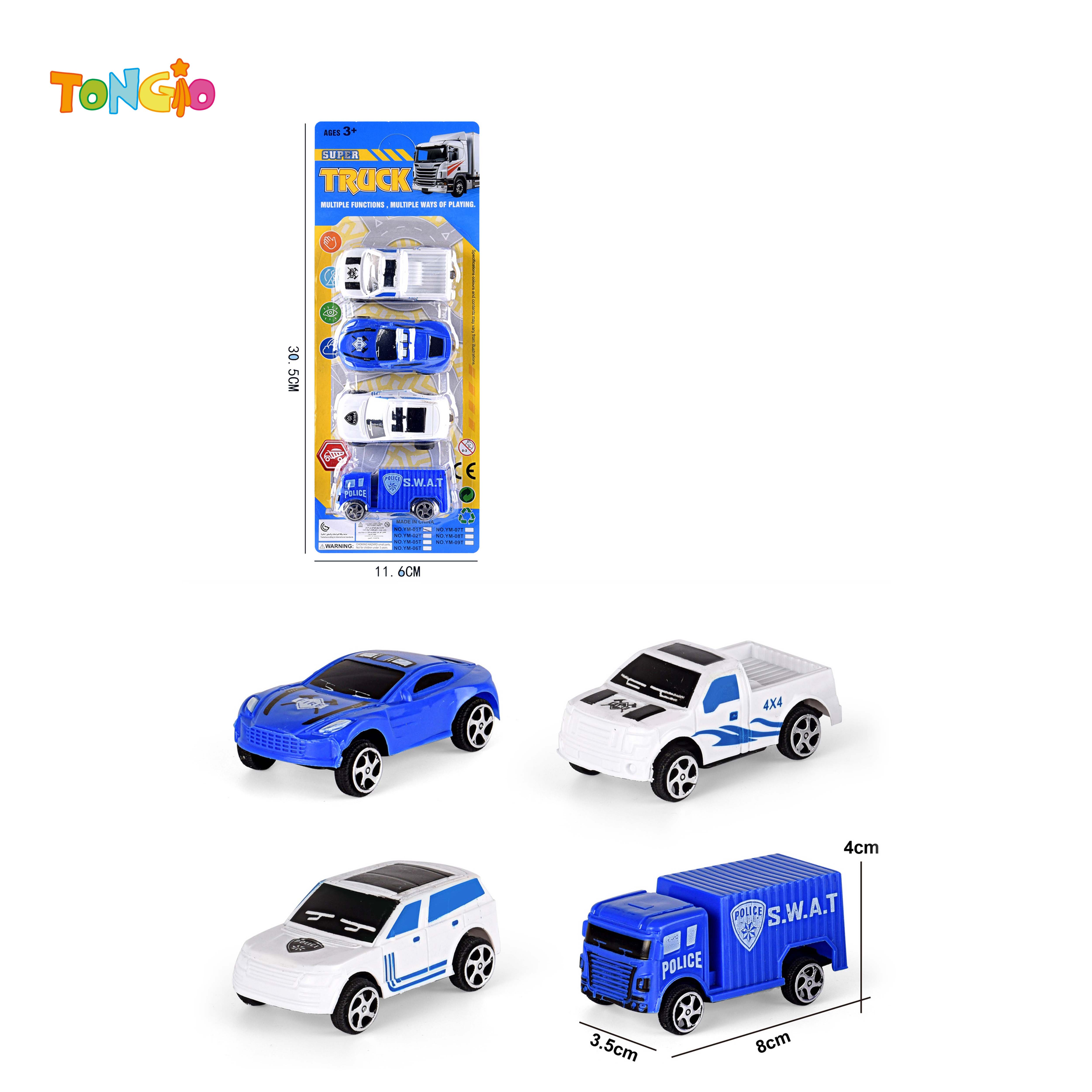 POLICE 4 CARS TT22224